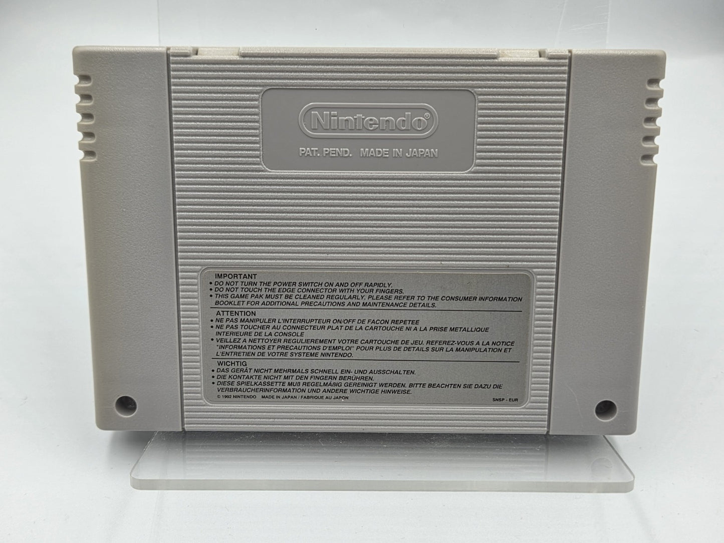 SNES Super Nintendo SeaQuest DSV EUR Modul