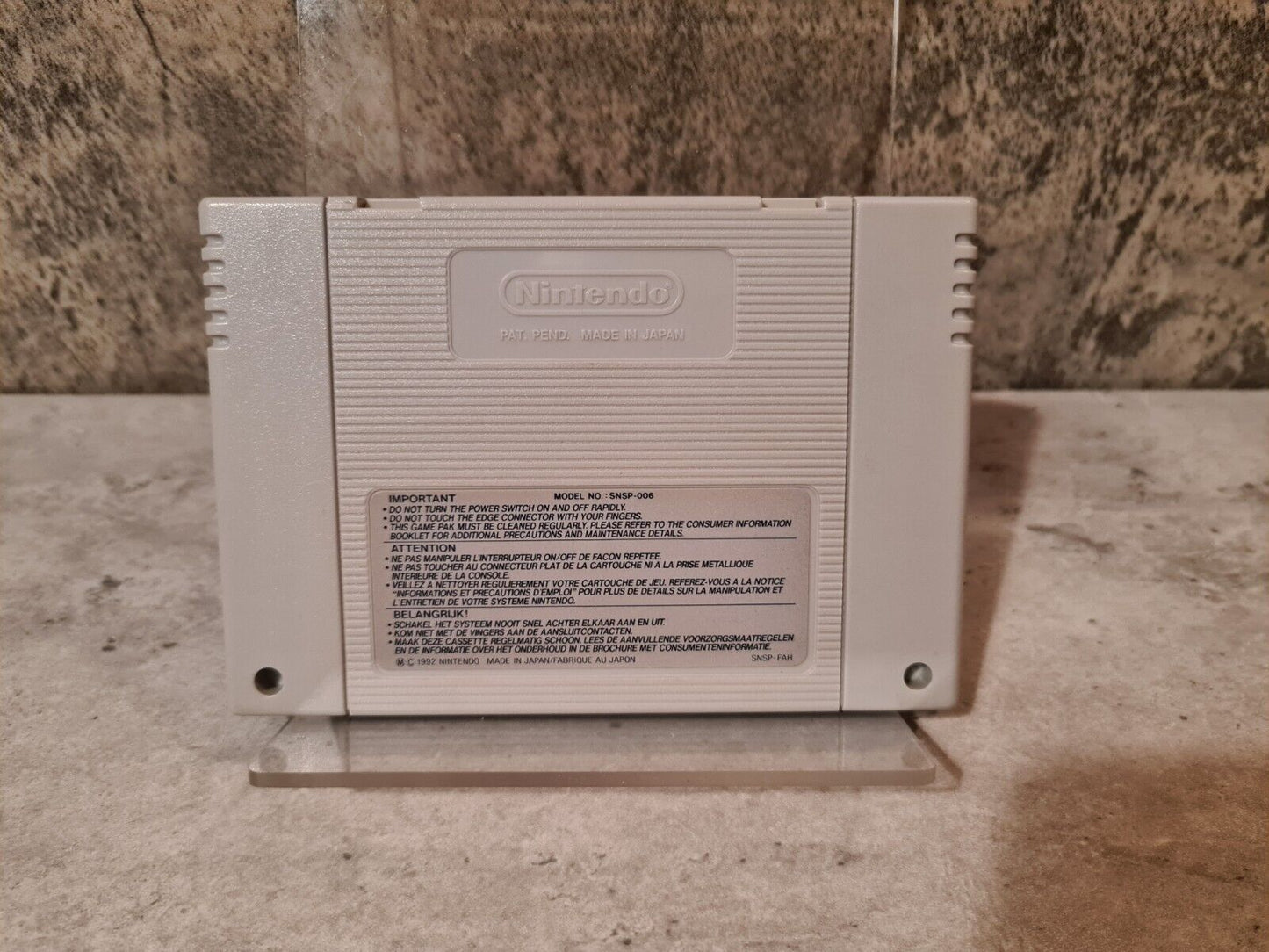SNES Super Nintendo Zero The Kamikaze Squirrel Modul FAH - T-Retro-Games