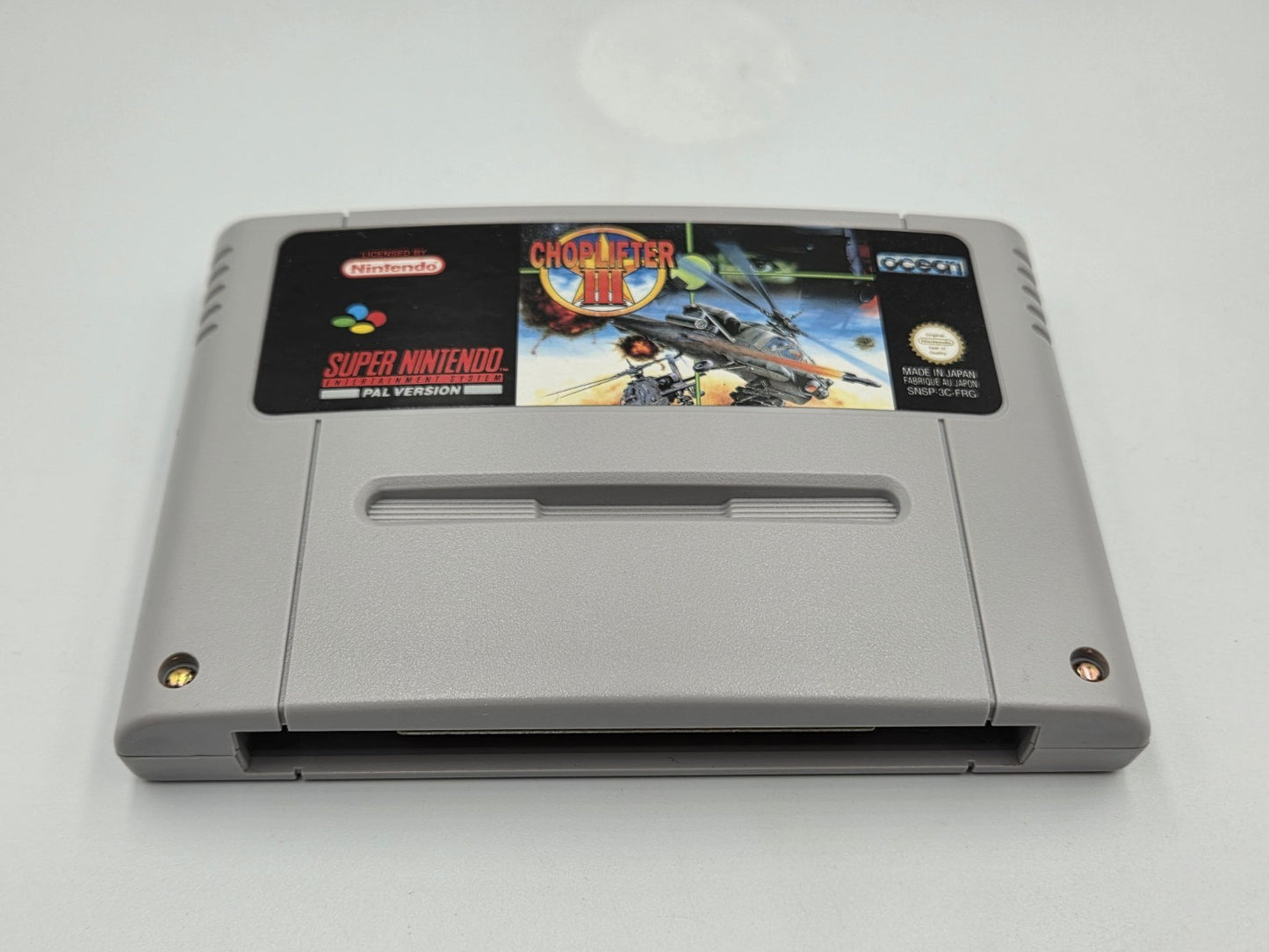 SNES Super Nintendo Choplifter III mit OVP und Anleitung FRG