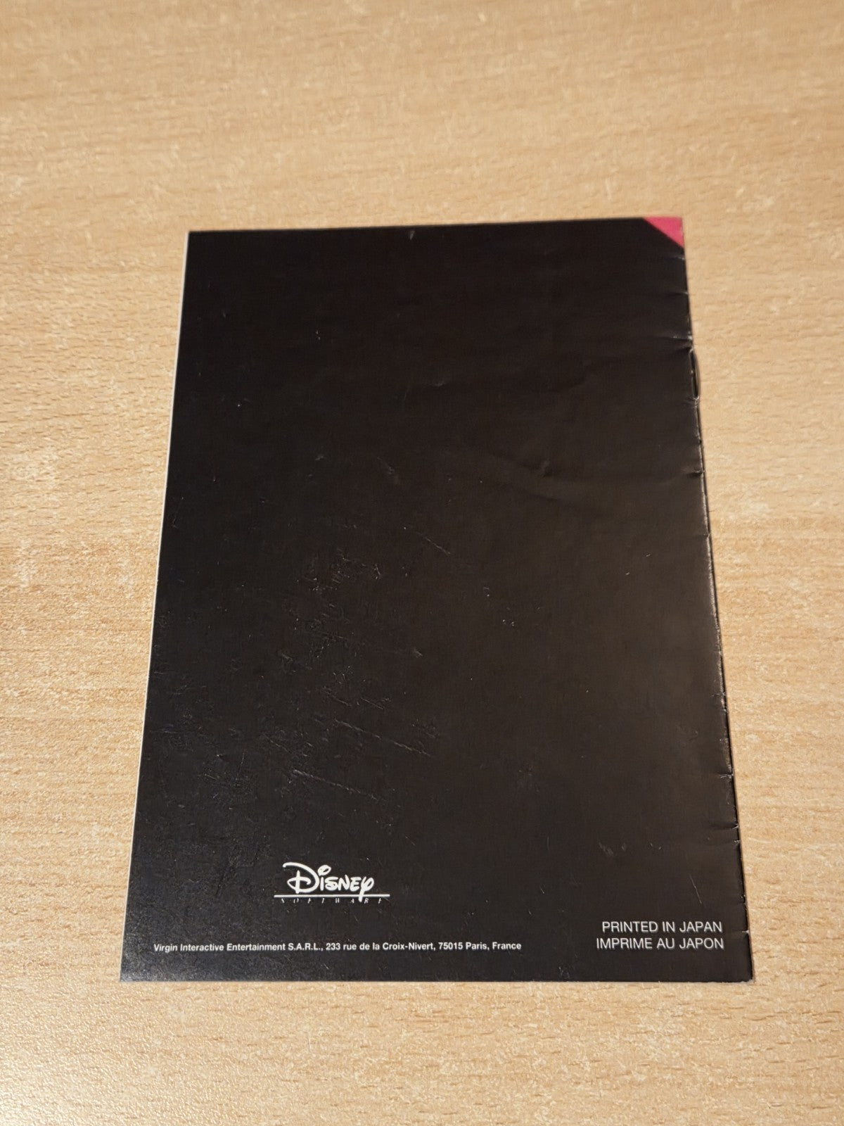 SNES Super Nintendo Disney's Le Livre de la Jungle Instruction Booklet FRA
