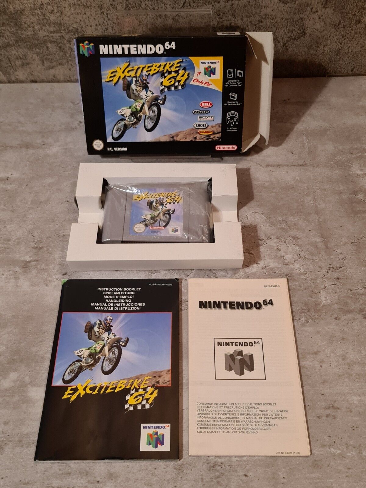 N64 Nintendo 64 Excitebike 64 mit OVP und Anleitung EUR - T-Retro-Games