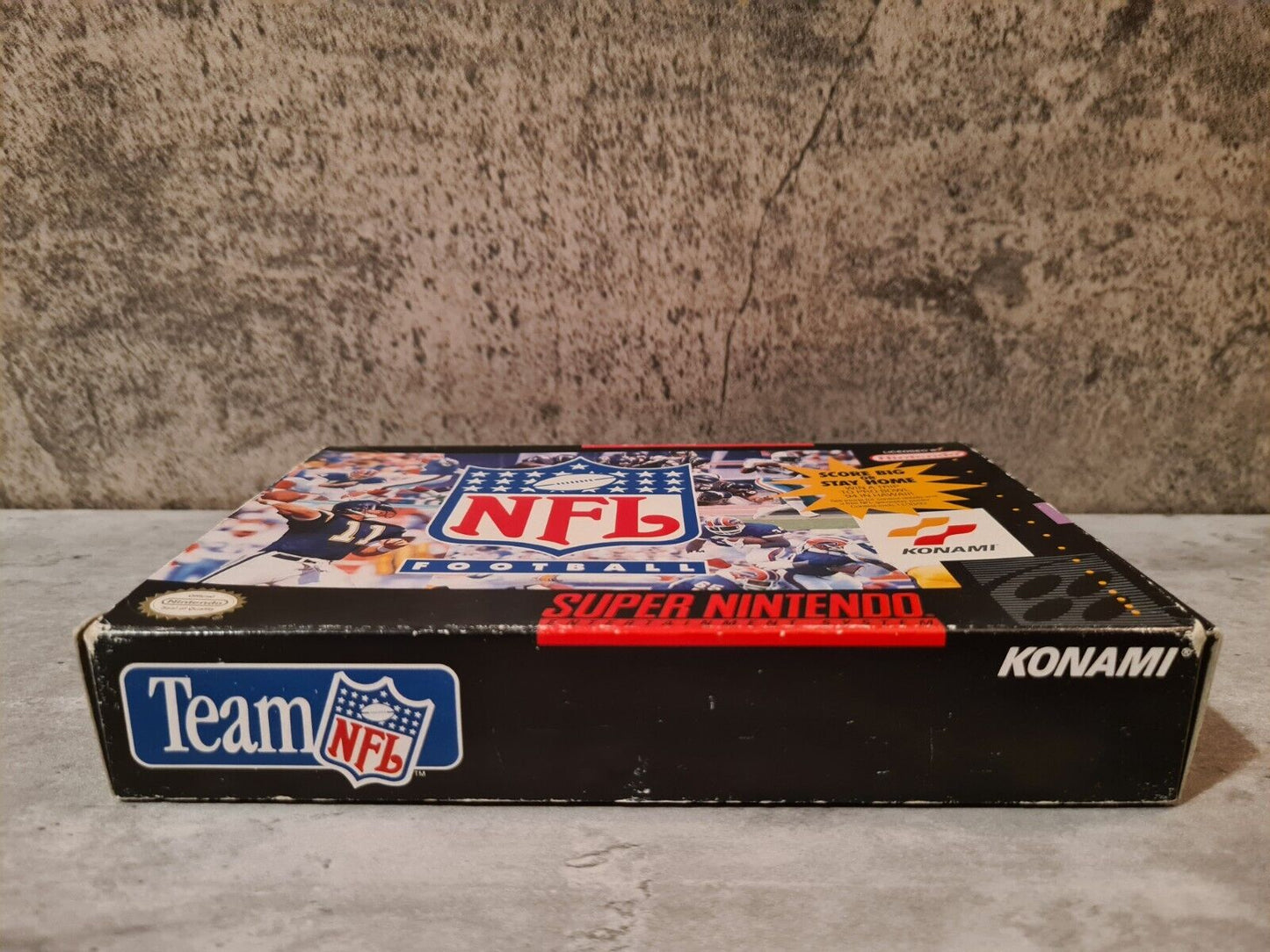 SNES Super Nintendo NFL Football mit OVP und Anleitung + Playbook NTSC USA - T-Retro-Games