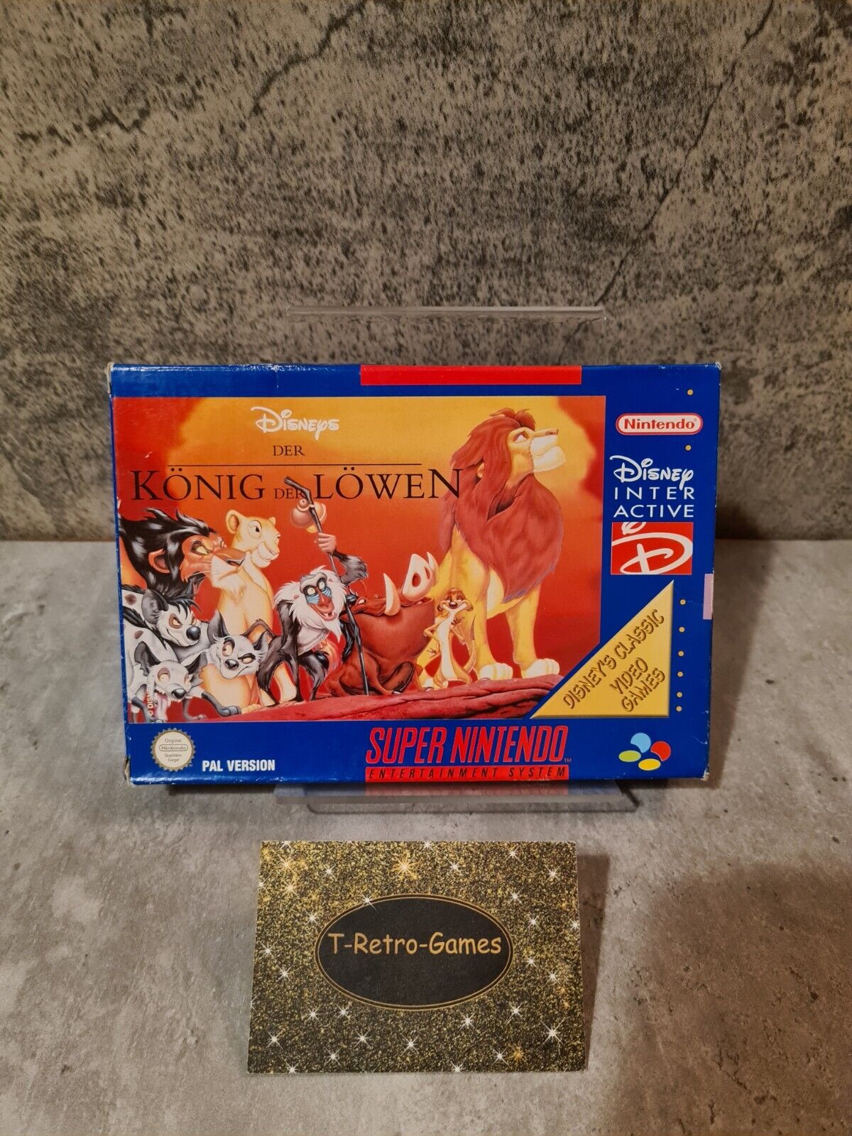 SNES Super Nintendo Disneys Der König der Löwen mit OVP und Anleitung NOE - T-Retro-Games