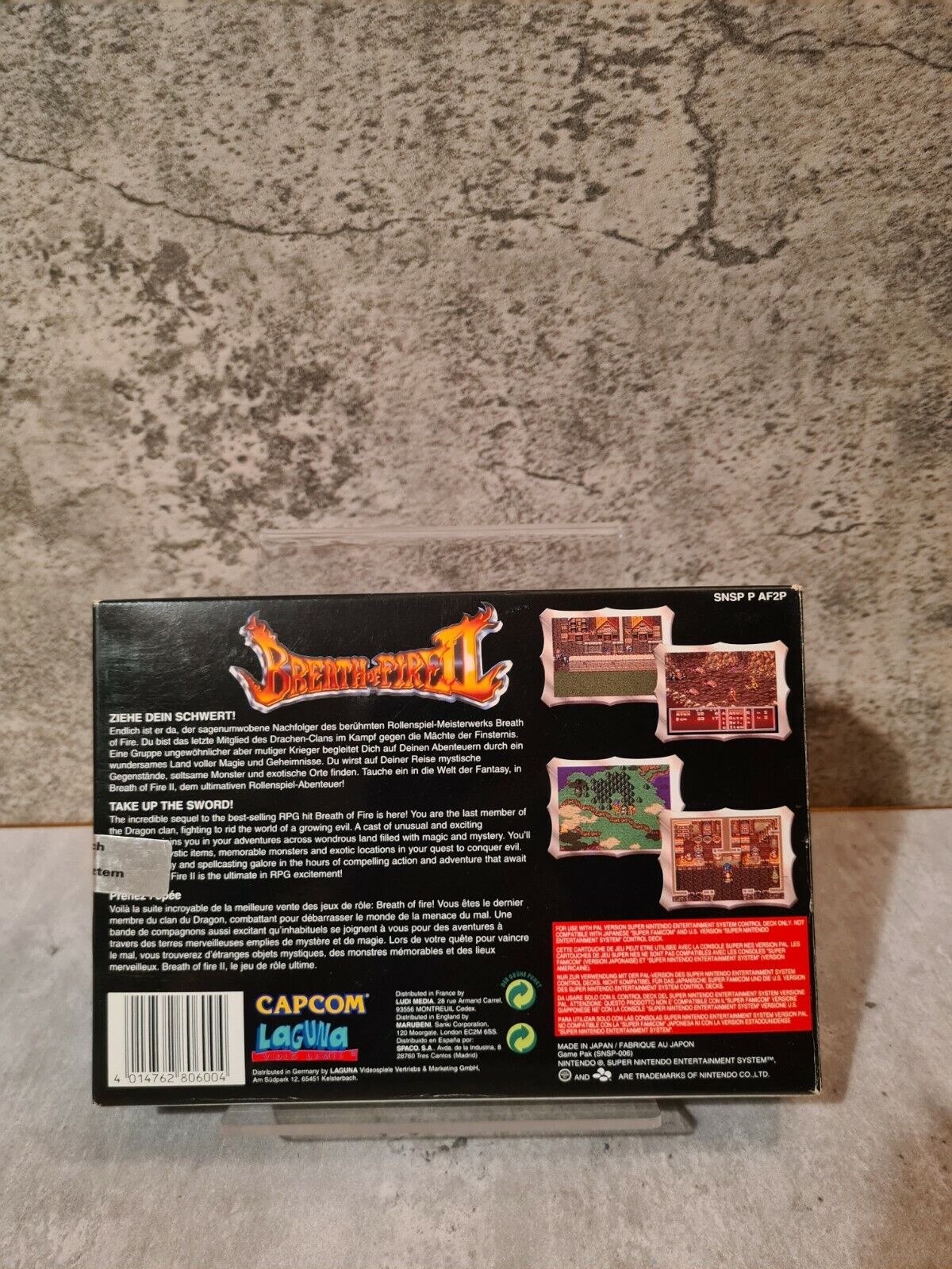 SNES Super Nintendo Breath of Fire II mit OVP und Anleitung EUR - T-Retro-Games