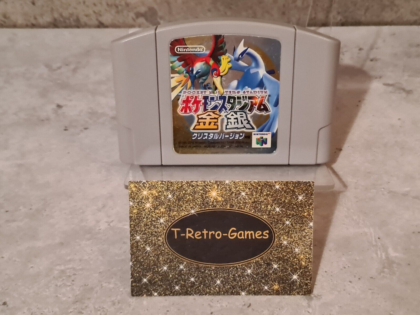 N64 Nintendo 64 NTSC-J Pocket Monsters Stadium Gold Silber Japan Modul - T-Retro-Games