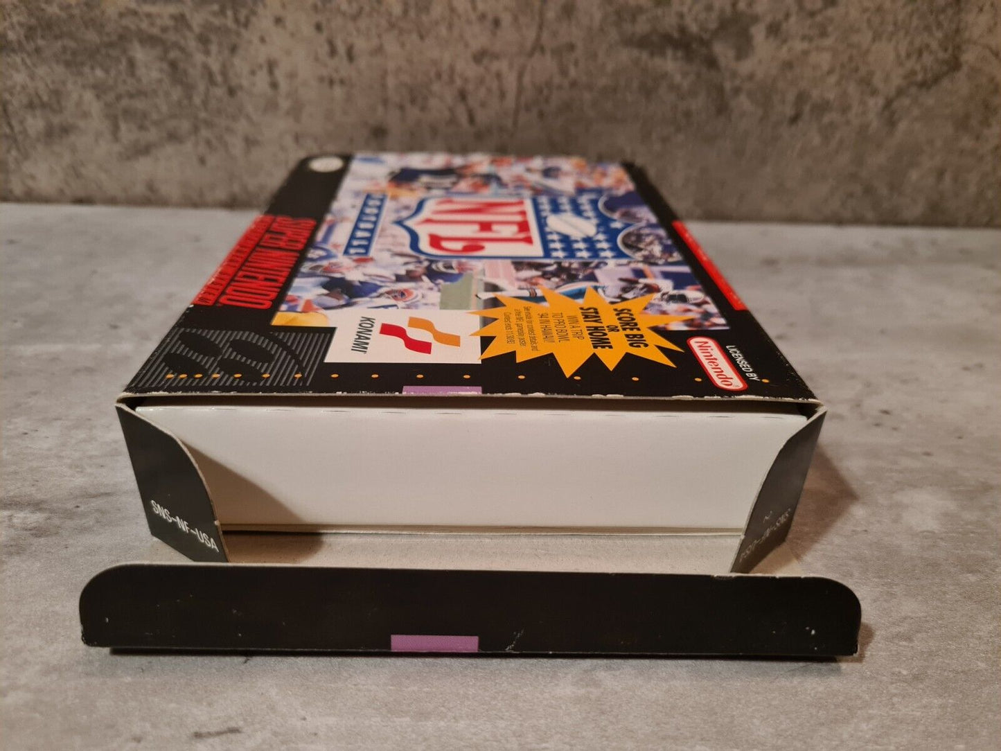 SNES Super Nintendo NFL Football mit OVP und Anleitung + Playbook NTSC USA - T-Retro-Games