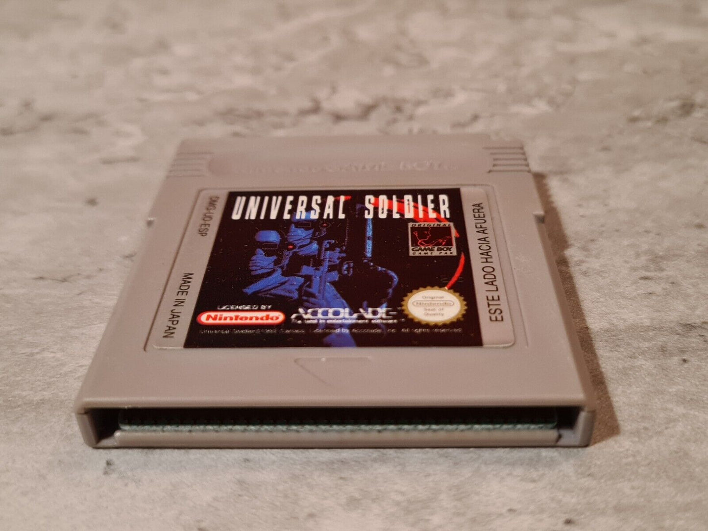 Nintendo Game Boy Classic Spiel Universal Soldier Modul USA - T-Retro-Games