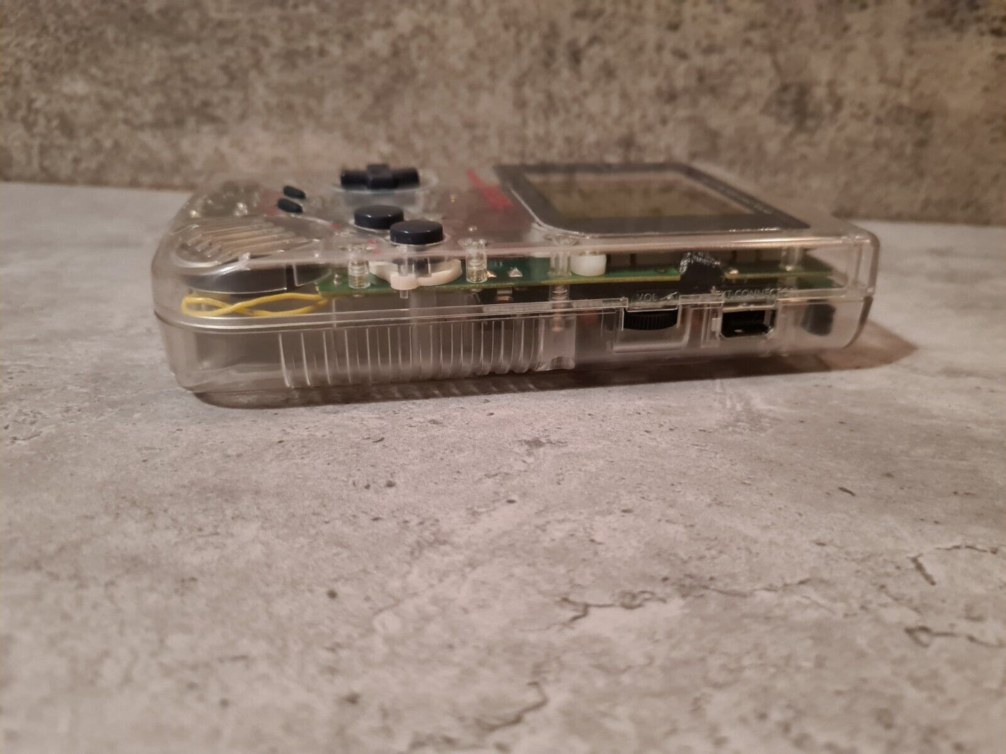Game Boy Classic Transparent OVP UKV Special Edition - T-Retro-Games