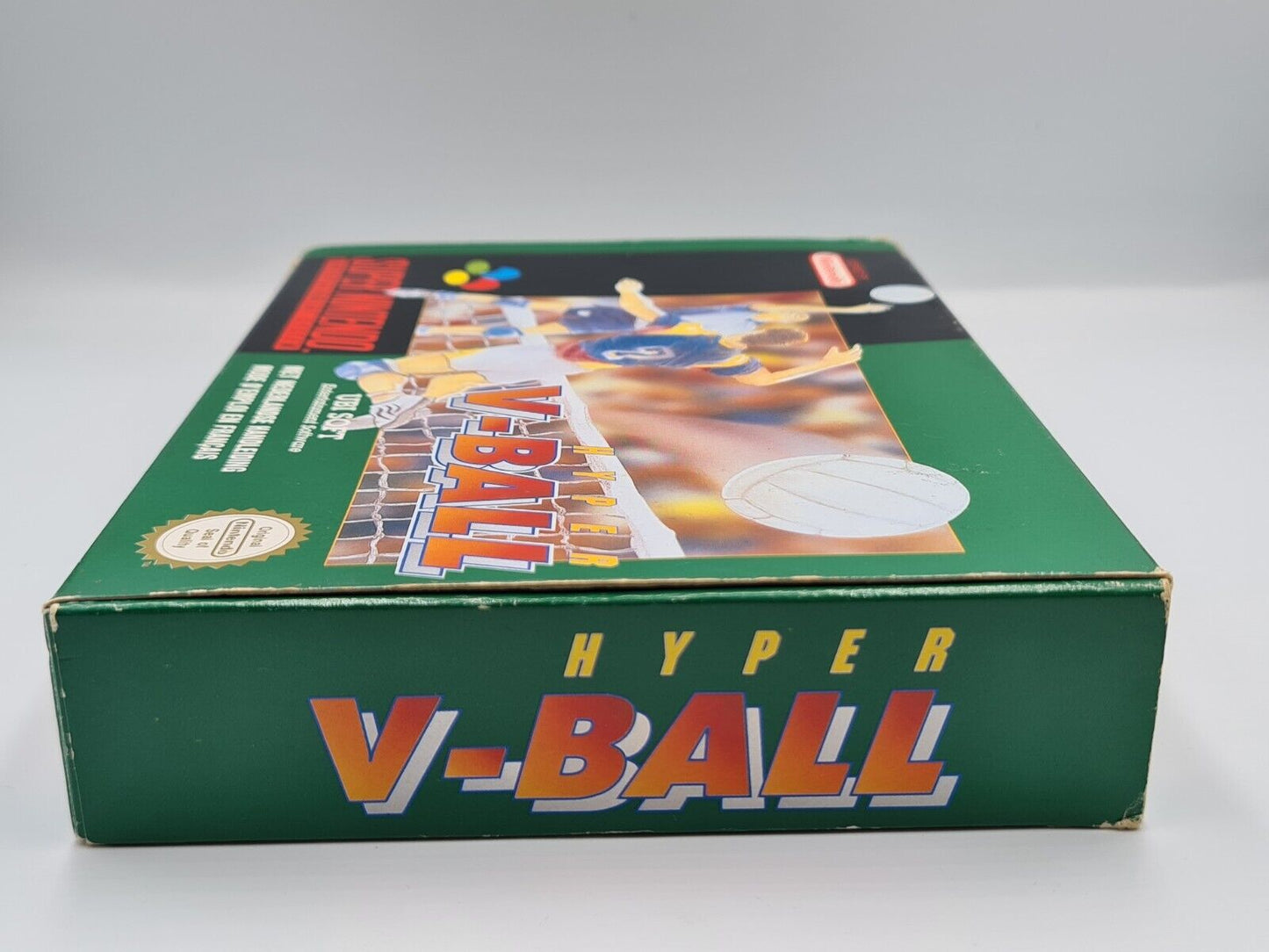 SNES Super Nintendo Hyper V-Ball mit OVP und Anleitung FAH - T-Retro-Games