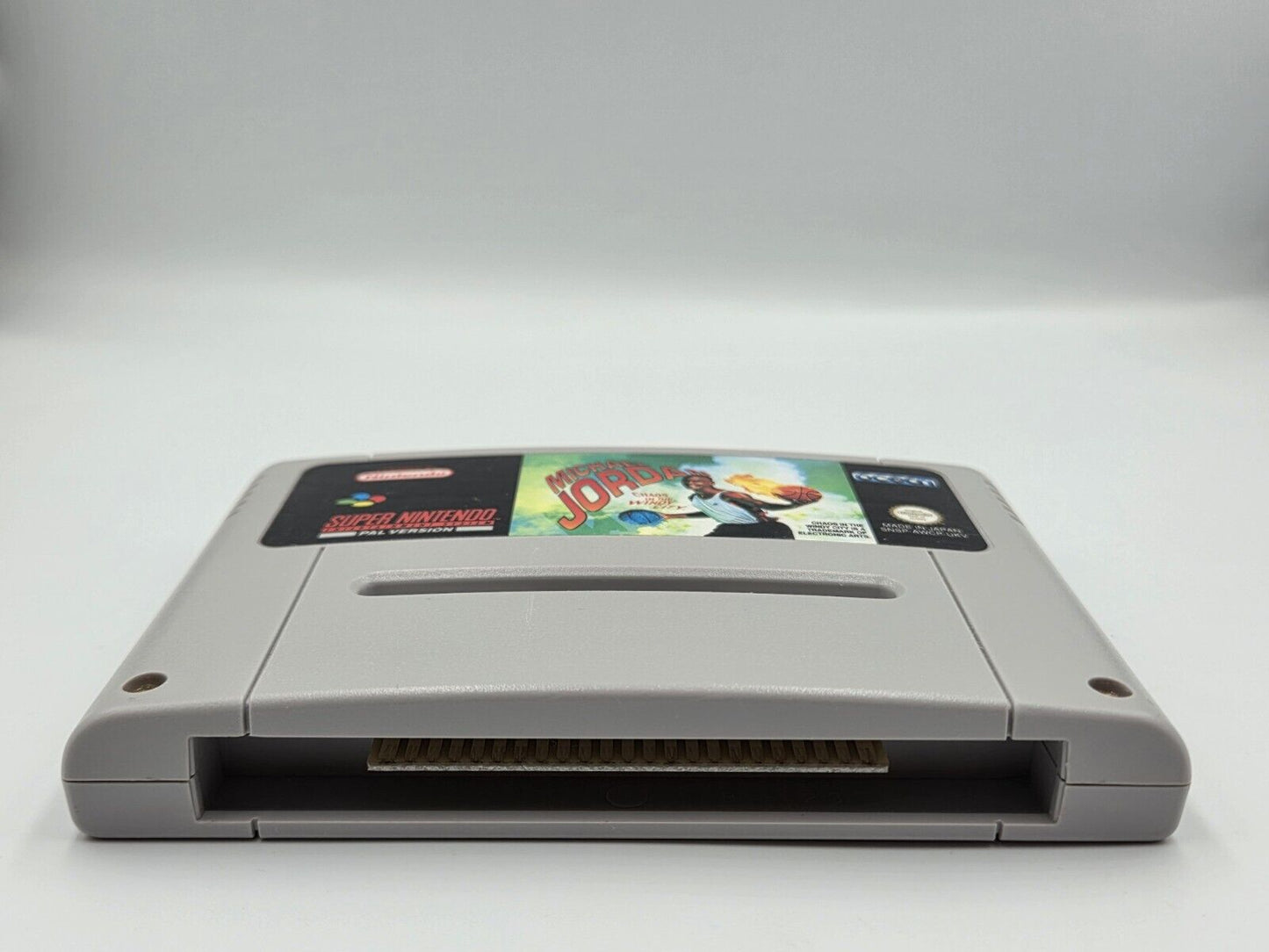 SNES Super Nintendo Michael Jordan Chaos In The Windy City Modul UKV - T-Retro-Games
