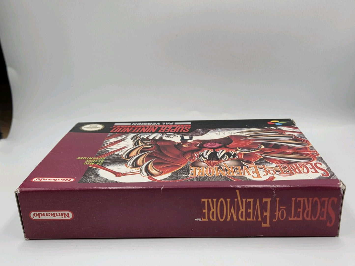SNES Super Nintendo Secret of Evermore mit OVP und Anleitung + Poster UKV