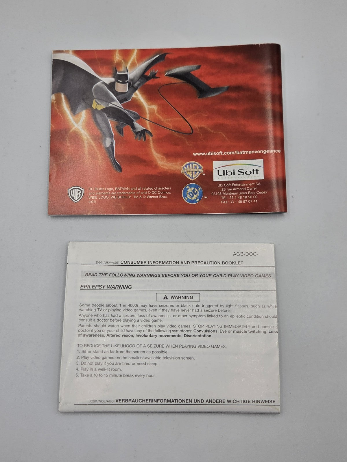 Nintendo Game Boy Advance Batman Vengeance mit OVP und Anleitung EUR