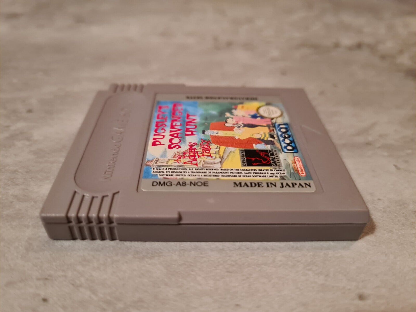 Nintendo Gameboy Classic The Addams Family Pugsley's Scavenger Hunt Modul NOE - T-Retro-Games