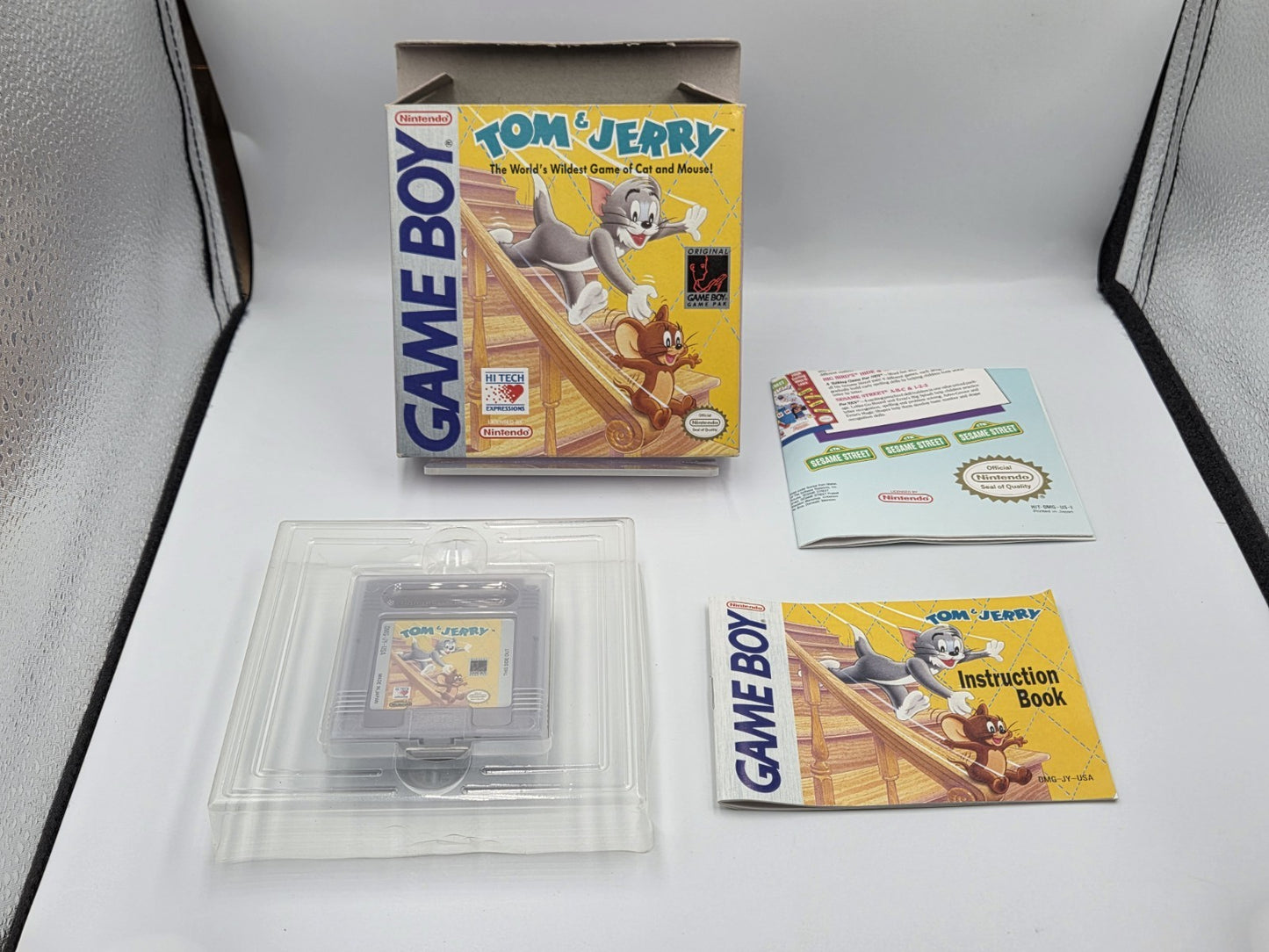 Nintendo Game Boy Classic Spiel Tom & Jerry mit OVP und Anleitung USA