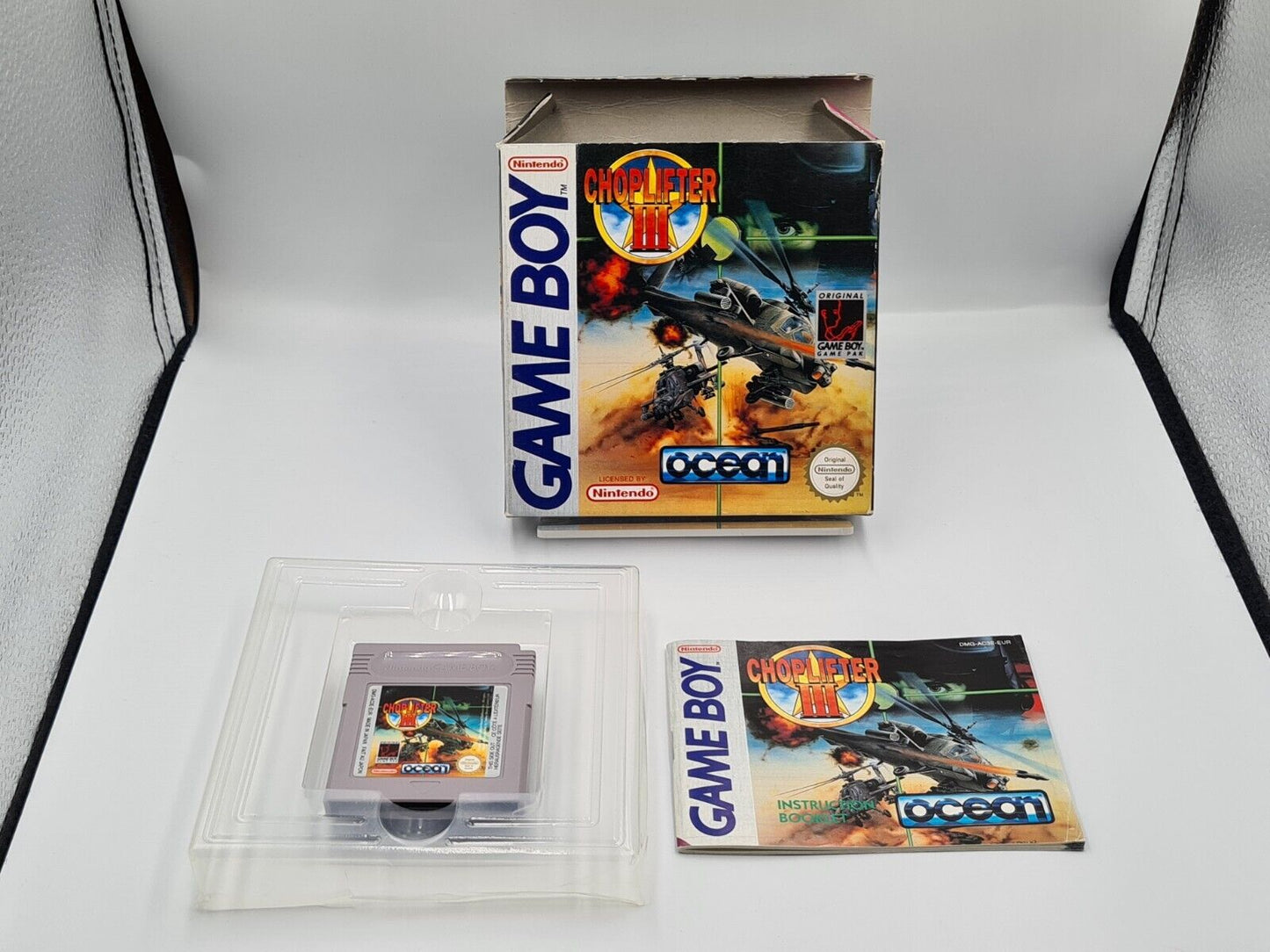 Nintendo Game Boy Classic Choplifter III mit OVP und Anleitung EUR - T-Retro-Games