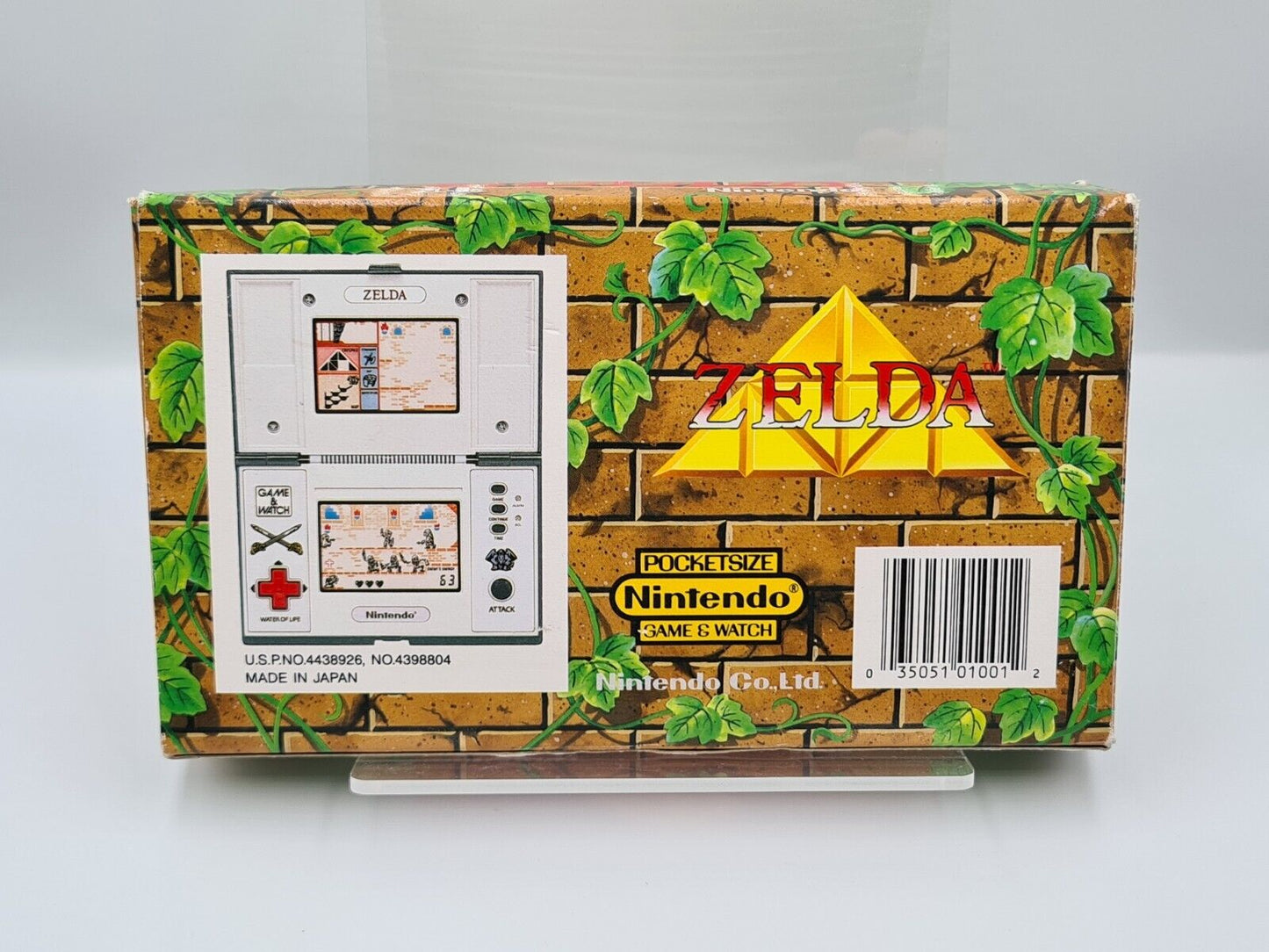 Nintendo Game & Watch Zelda OVP Pocket Size ZL-65 1989 - T-Retro-Games