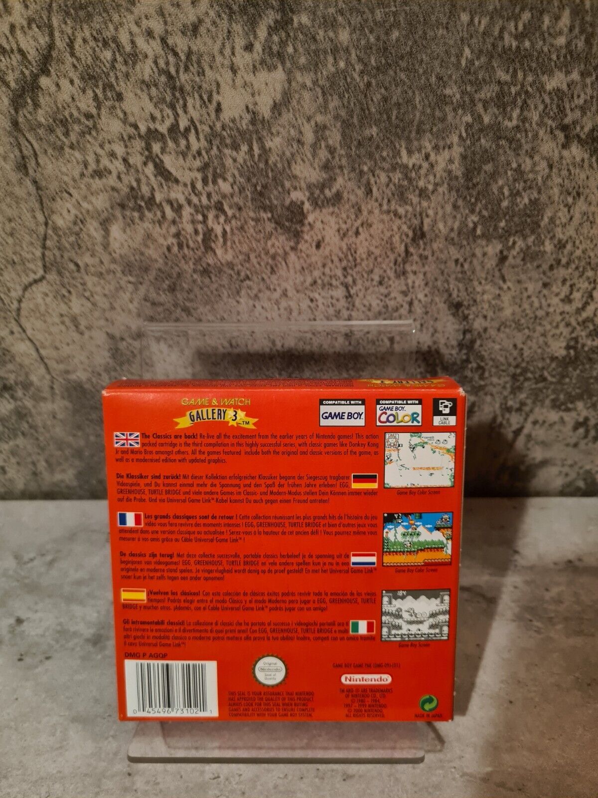 Nintendo Game Boy Color Game & Watch Gallery 3 mit OVP und Anleitung EUR