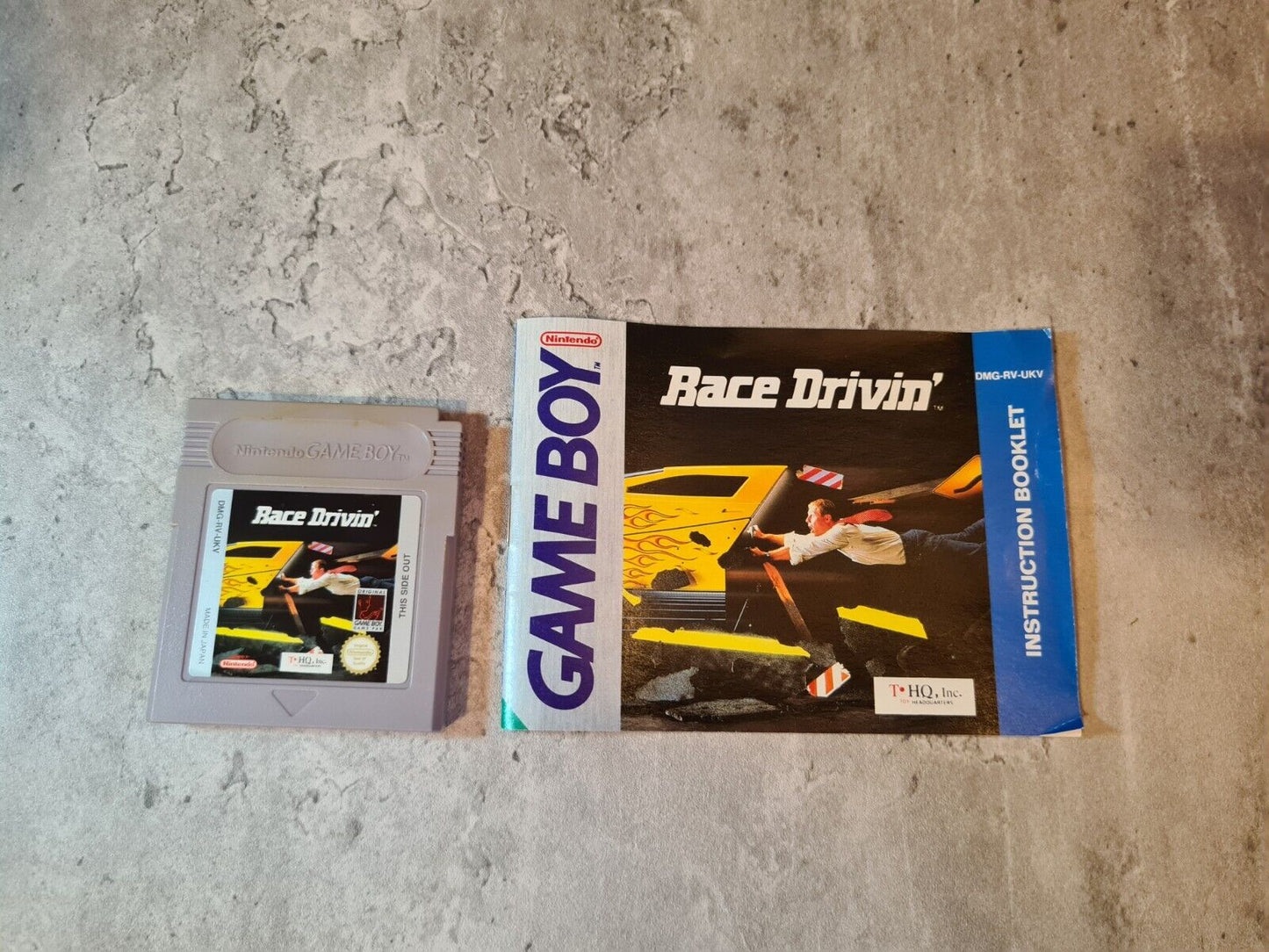 Nintendo Game Boy Classic Race Drivin mit OVP und Anleitung UKV - T-Retro-Games