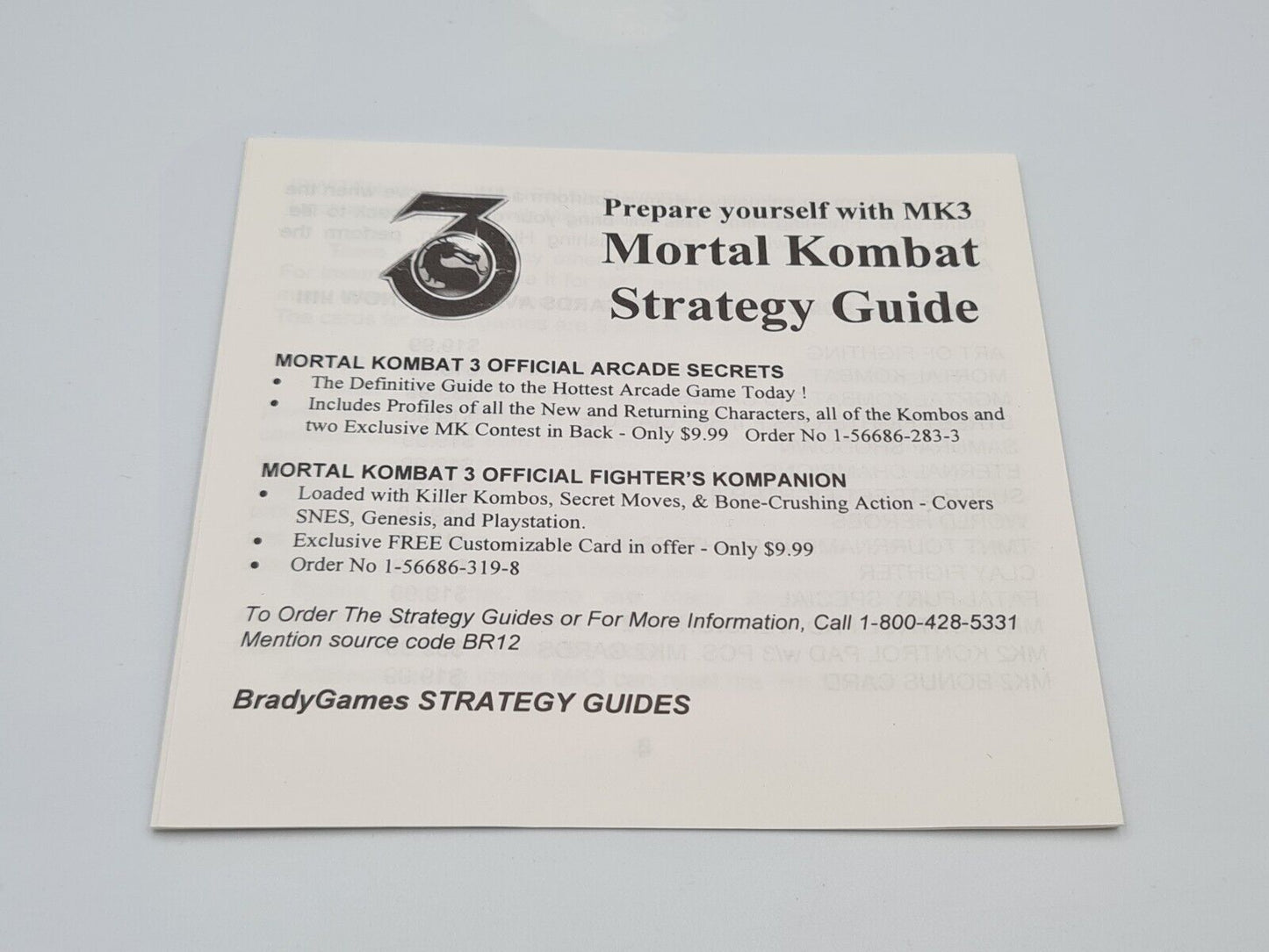 Sega Genesis Mortal Kombat 3 Kontrol Pad Version 1 Controller Joystick OVP - T-Retro-Games