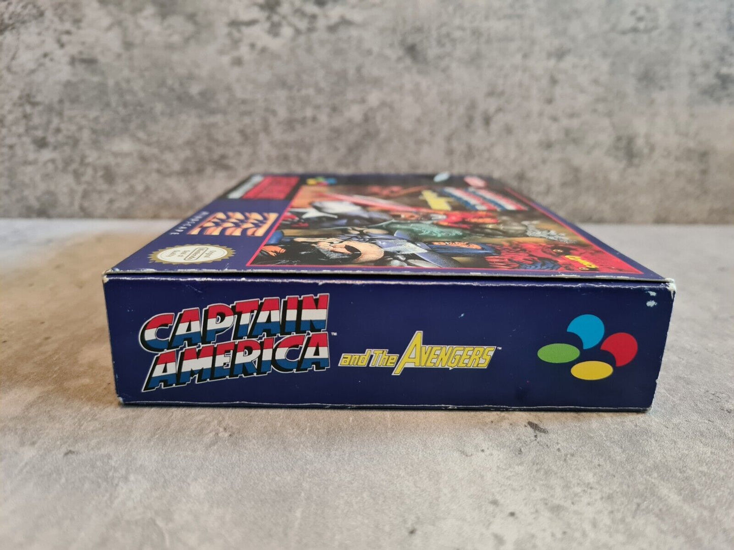 SNES Super Nintendo Captain America and The Avengers mit OVP und Anleitung EUR - T-Retro-Games