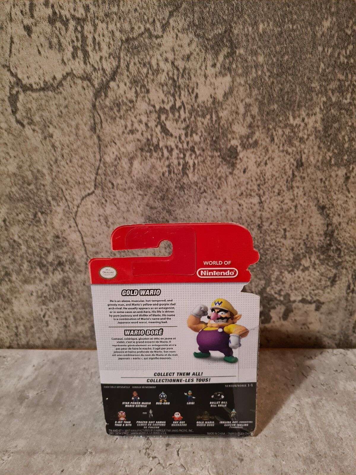 World of Nintendo Collectible Figur Gold Wario Neu New Sealed - T-Retro-Games