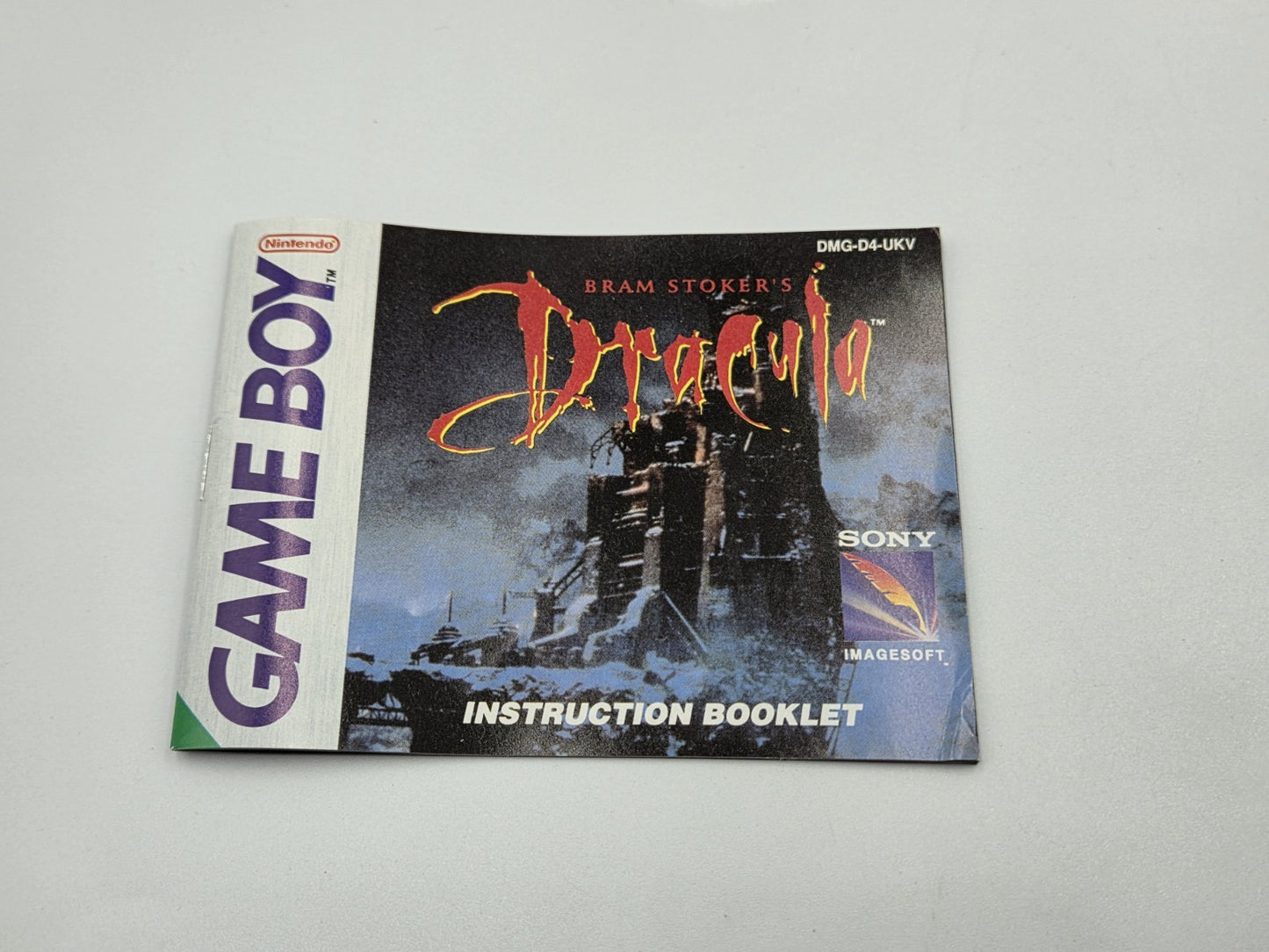 Nintendo Game Boy Classic Spiel Bram Stoker's Dracula mit OVP und Anleitung UKV