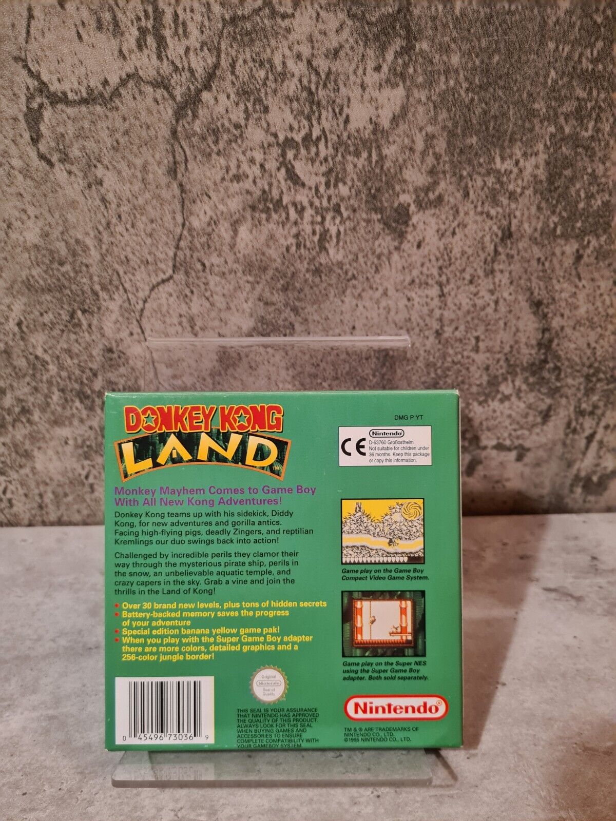 Nintendo Game Boy Donkey Kong Land mit OVP und Anleitung GPS - T-Retro-Games
