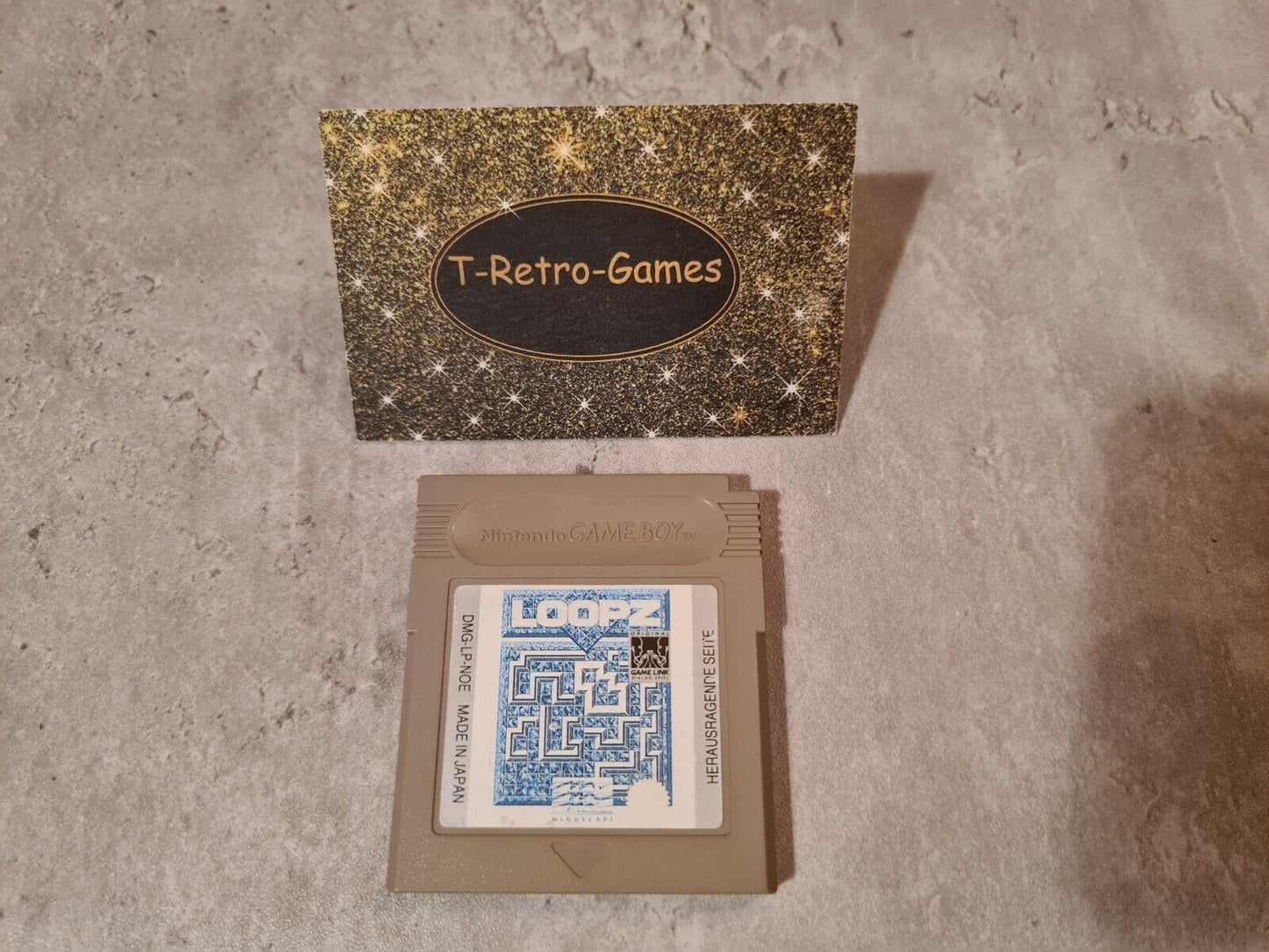 Nintendo Gameboy Classic Spiel Loopz Modul NOE - T-Retro-Games
