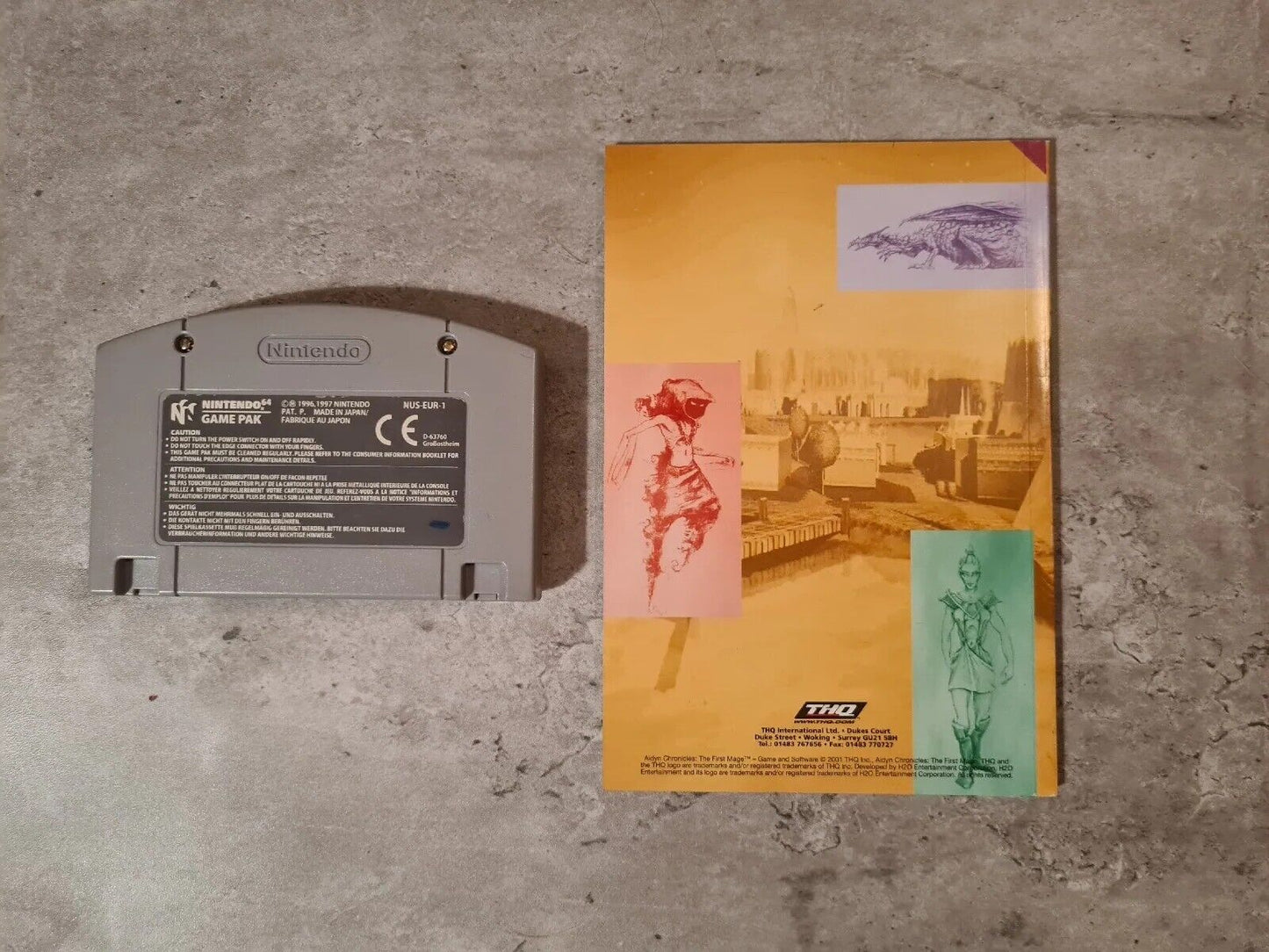 N64 Nintendo 64 Aidyn Chronicles The First Mage mit OVP und Anleitung EUR - T-Retro-Games