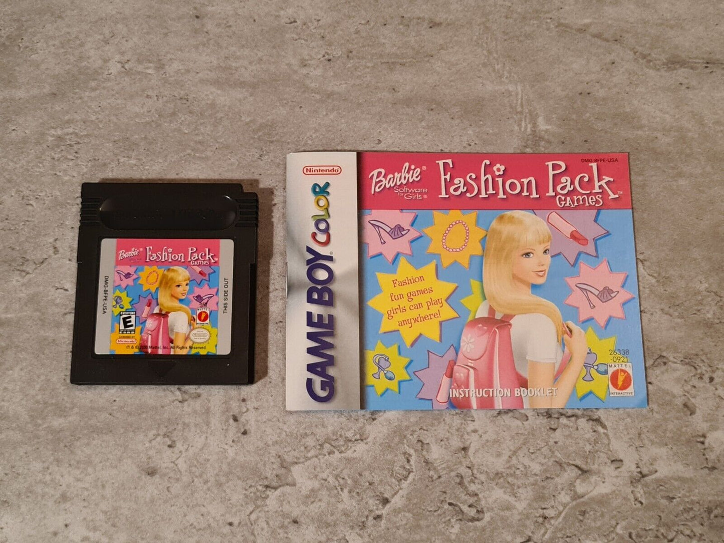 Nintendo Game Boy Color Barbie Fashion Pack Games mit OVP und Anleitung USA - T-Retro-Games