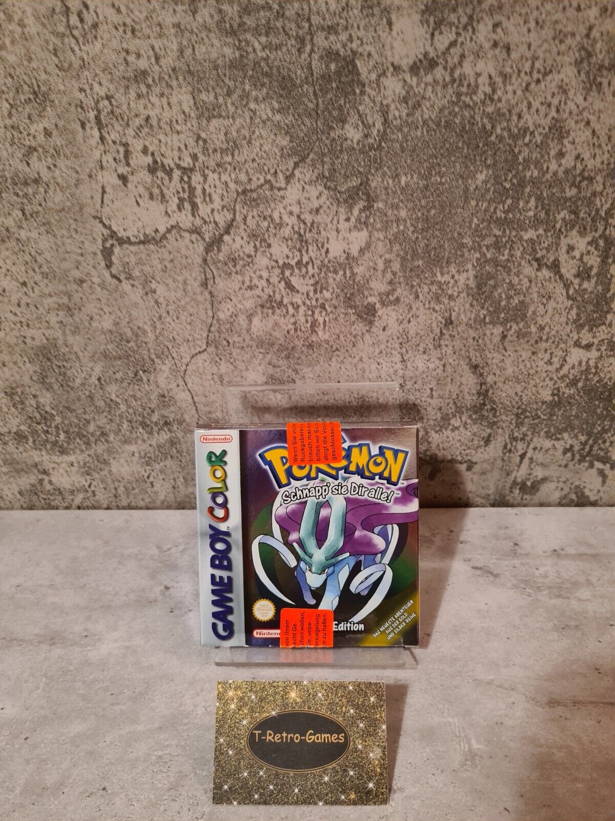 Nintendo Game Boy Color Pokemon Kristall Edition mit OVP und Anleitung NOE - T-Retro-Games