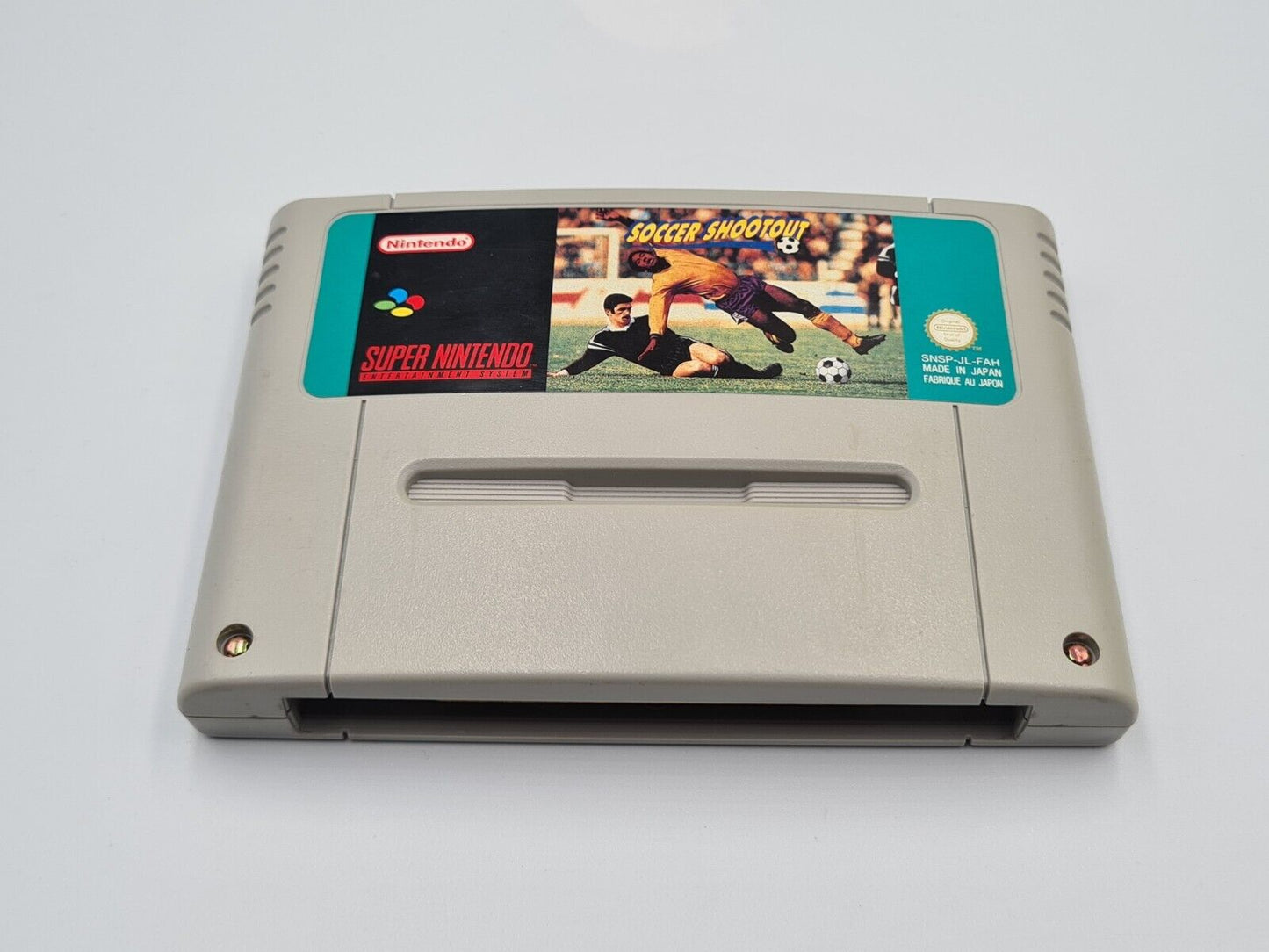 SNES Super Nintendo Soccer Shootout mit OVP und Anleitung FAH - T-Retro-Games