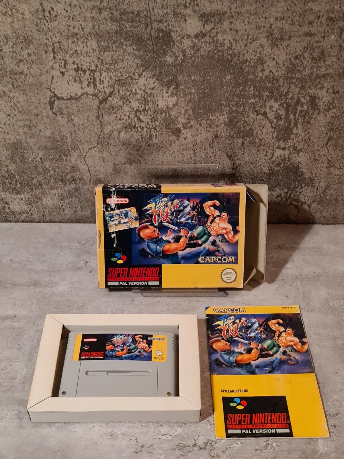 SNES Super Nintendo Final Fight 2 mit OVP und Anleitung NOE - T-Retro-Games