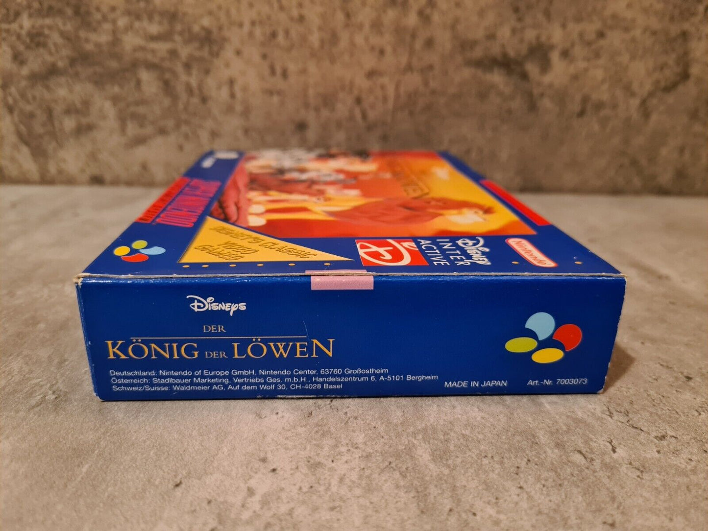 SNES Super Nintendo Disneys Der König der Löwen mit OVP und Anleitung NOE - T-Retro-Games