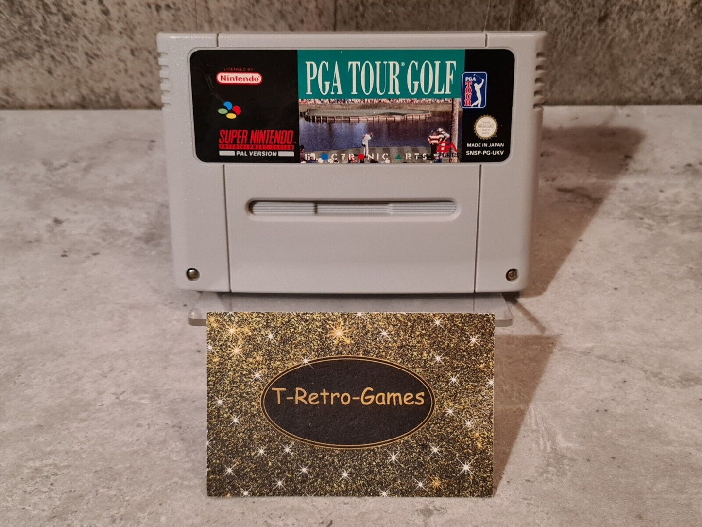 SNES Super Nintendo PGA Tour Golf Modul UKV - T-Retro-Games