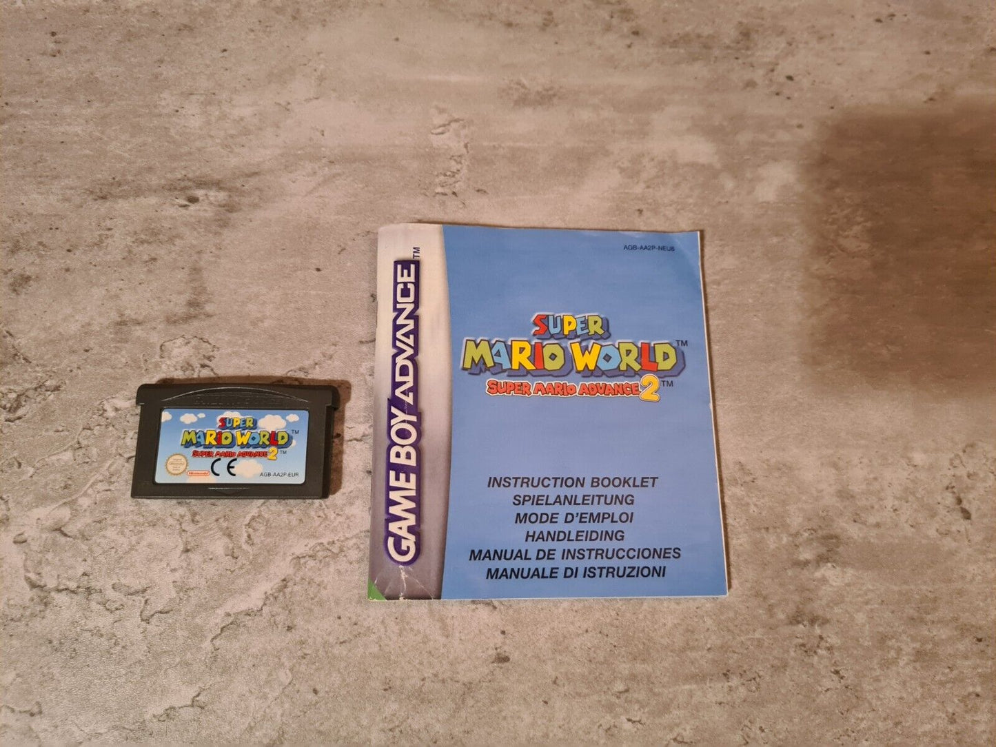 Nintendo Gameboy Advance Super Mario World Advance + OVP und Anleitung EUR - T-Retro-Games