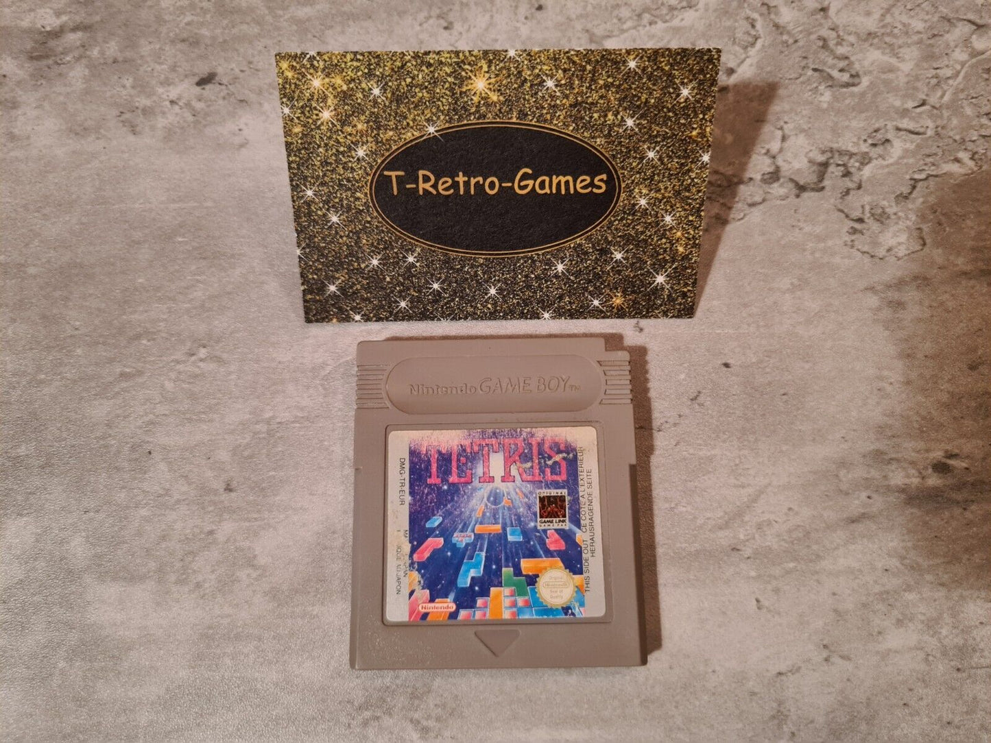Nintendo Gameboy Classic Spiel Tetris Modul EUR - T-Retro-Games