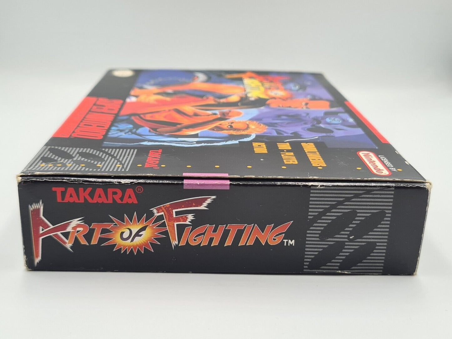 SNES Super Nintendo Art of Fighting mit OVP und Anleitung NTSC-USA - T-Retro-Games
