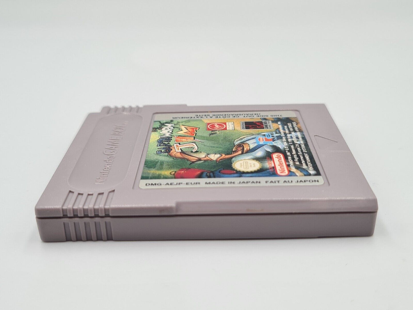 Nintendo Game Boy Classic Spiel Earthworm Jim Modul EUR - T-Retro-Games