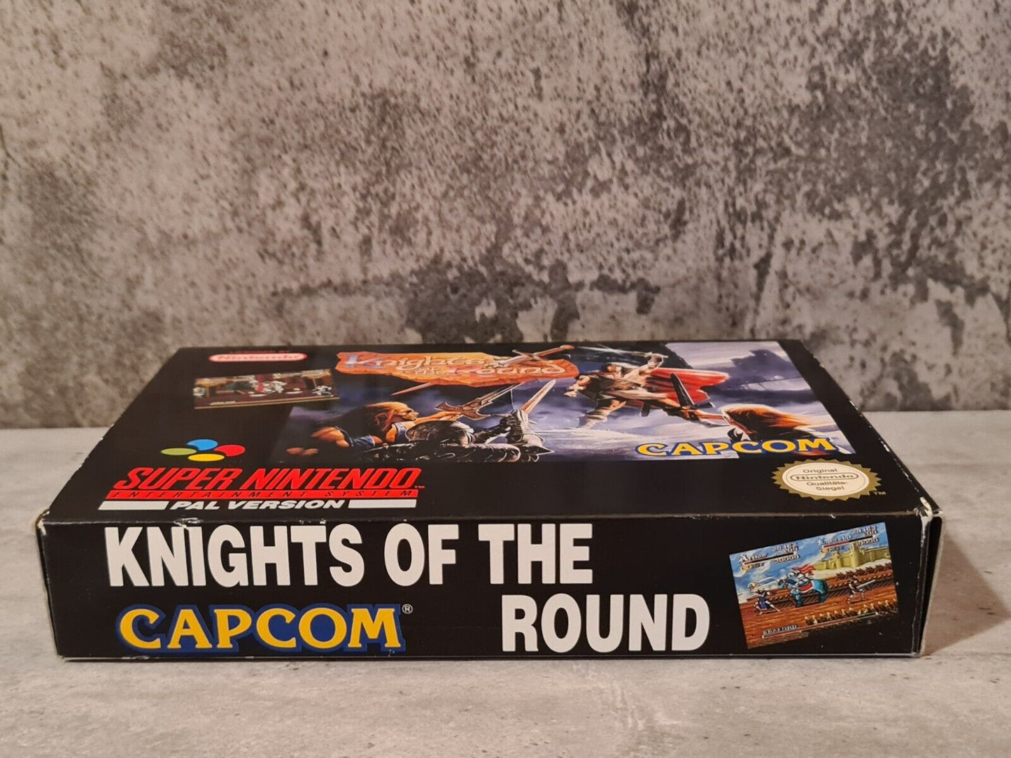 SNES Super Nintendo Knights of The Round mit OVP und Anleitung NOE - T-Retro-Games