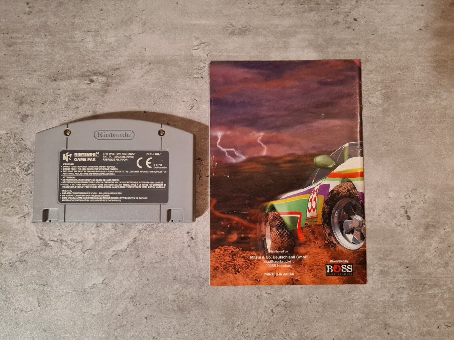 N64 Nintendo 64 Top Gear Rally mit OVP und Anleitung EUR - T-Retro-Games