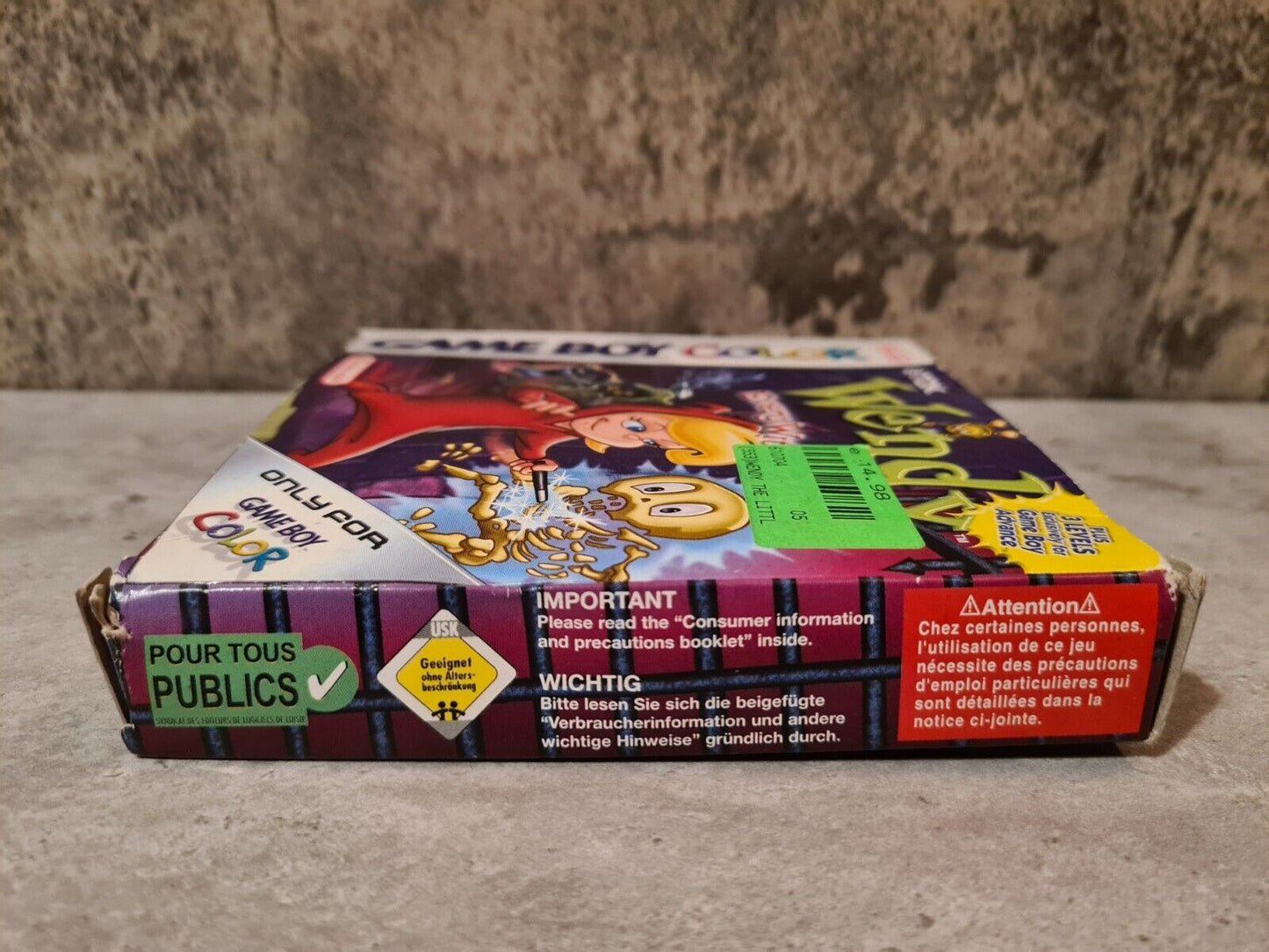 Nintendo Gameboy Color Spiel Wendy Every Witch Way mit OVP und Anleitung EUR - T-Retro-Games