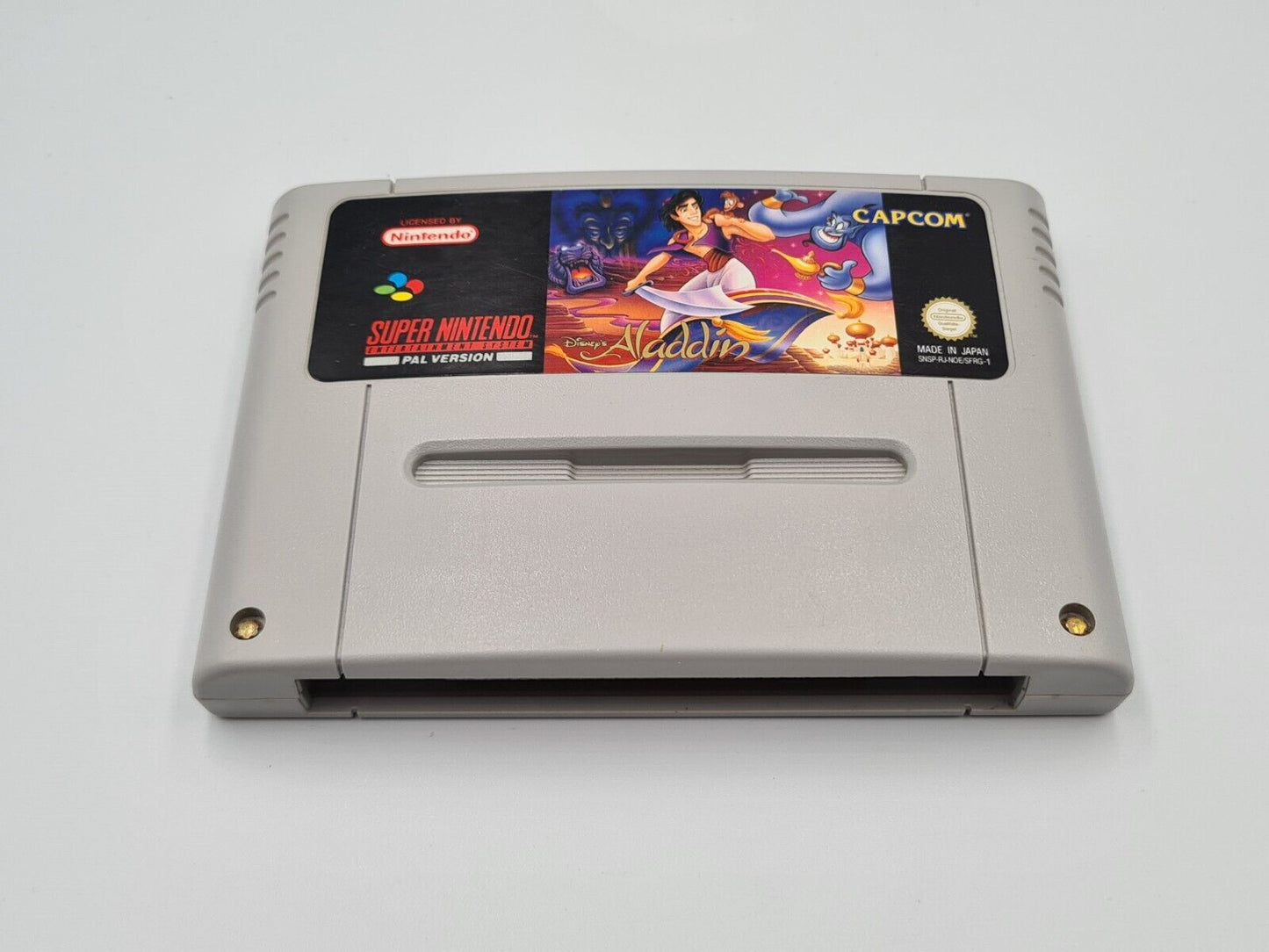 SNES Super Nintendo Disney's Aladdin mit OVP und Anleitung NOE/SFRG - T-Retro-Games