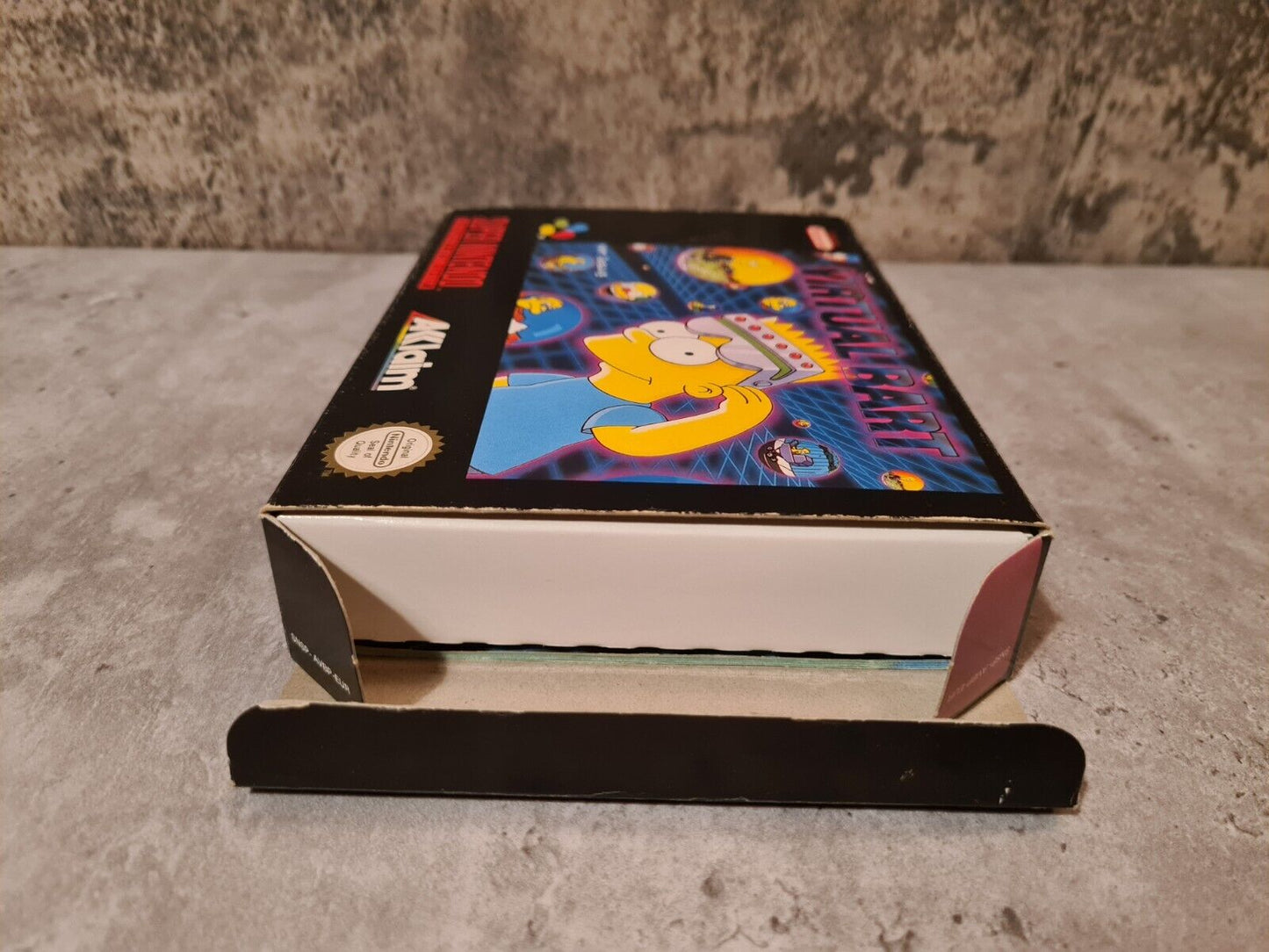 SNES Super Nintendo Virtual Bart mit OVP und Anleitung EUR - T-Retro-Games