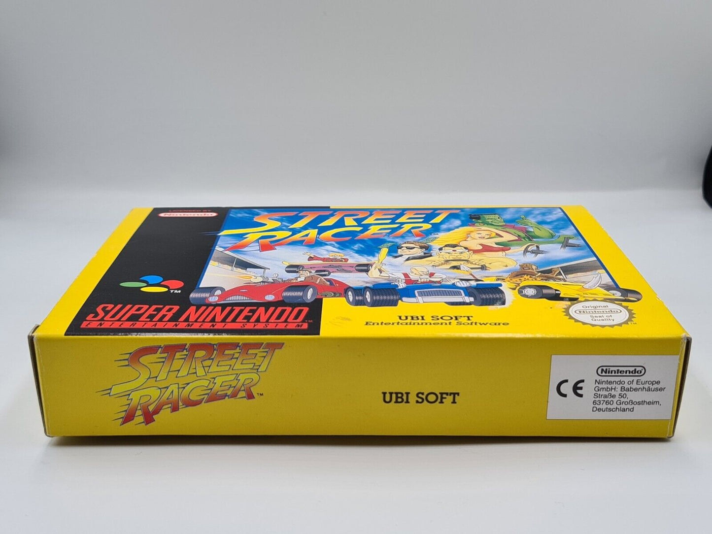 SNES Super Nintendo Street Racer mit OVP und Anleitung + Poster EUR - T-Retro-Games