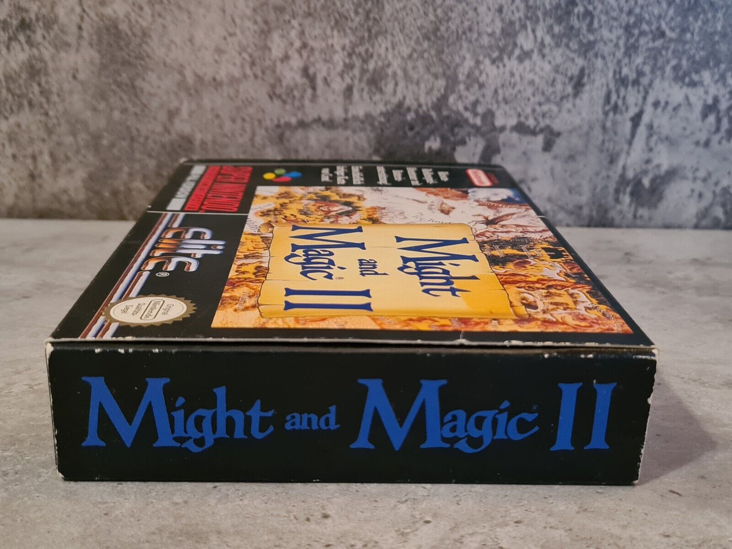 SNES Super Nintendo Might and Magic II mit OVP und Anleitung NOE/SFRG - T-Retro-Games