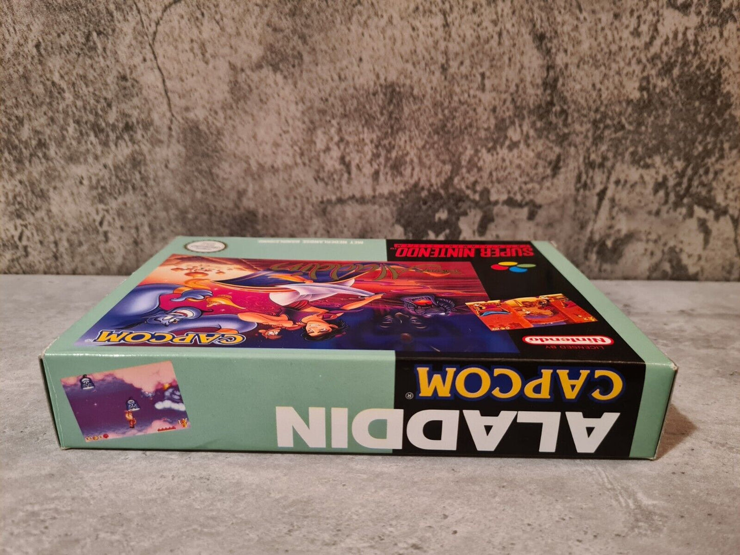 SNES Super Nintendo Disney's Aladdin mit OVP und Anleitung HOL - T-Retro-Games