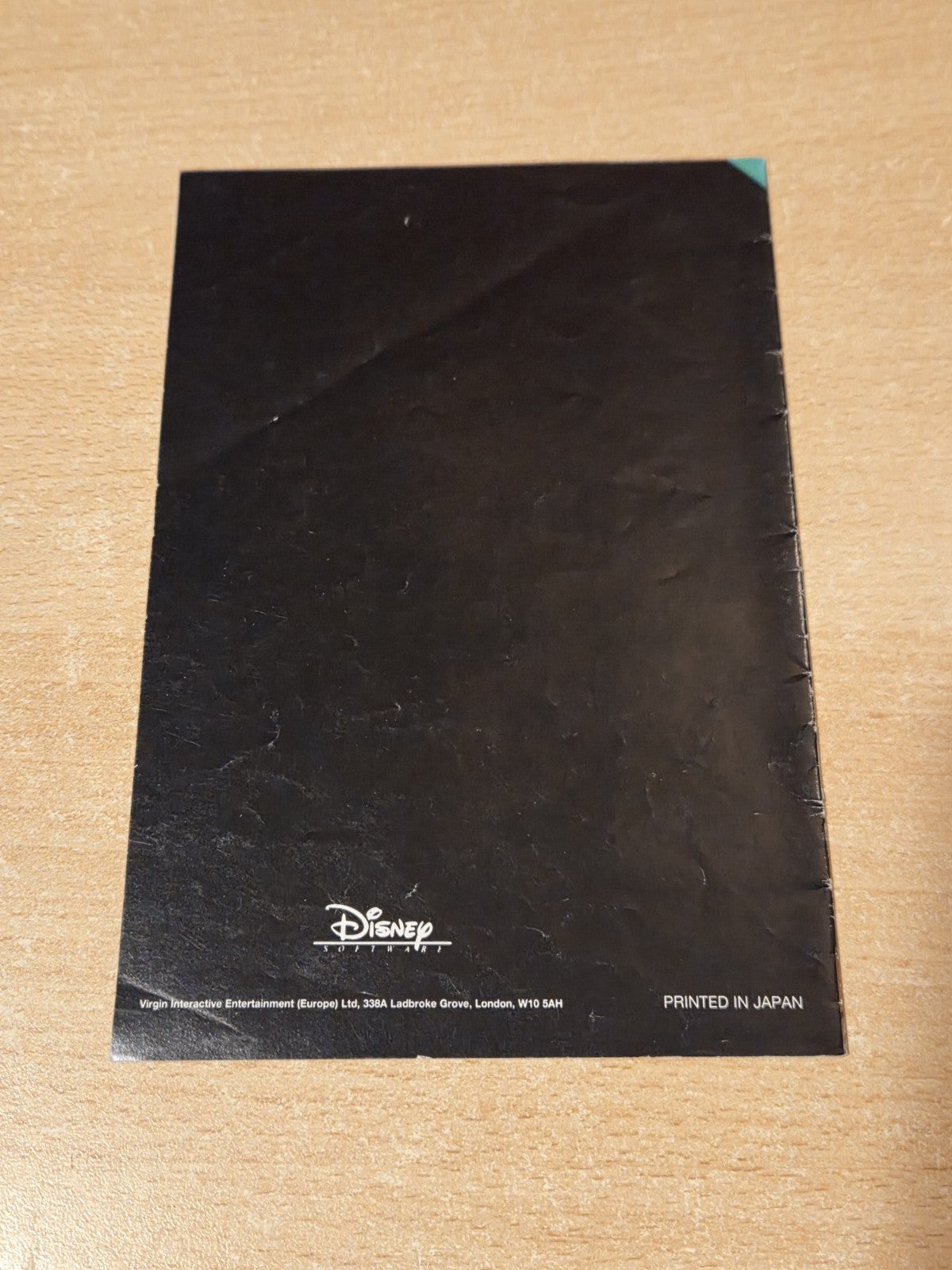 SNES Super Nintendo Disney's The Jungle Book Instruction Booklet UKV
