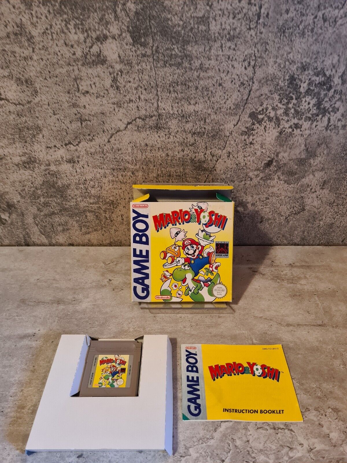 Nintendo Game Boy Classic Mario & Yoshi mit OVP und Anleitung UKV - T-Retro-Games