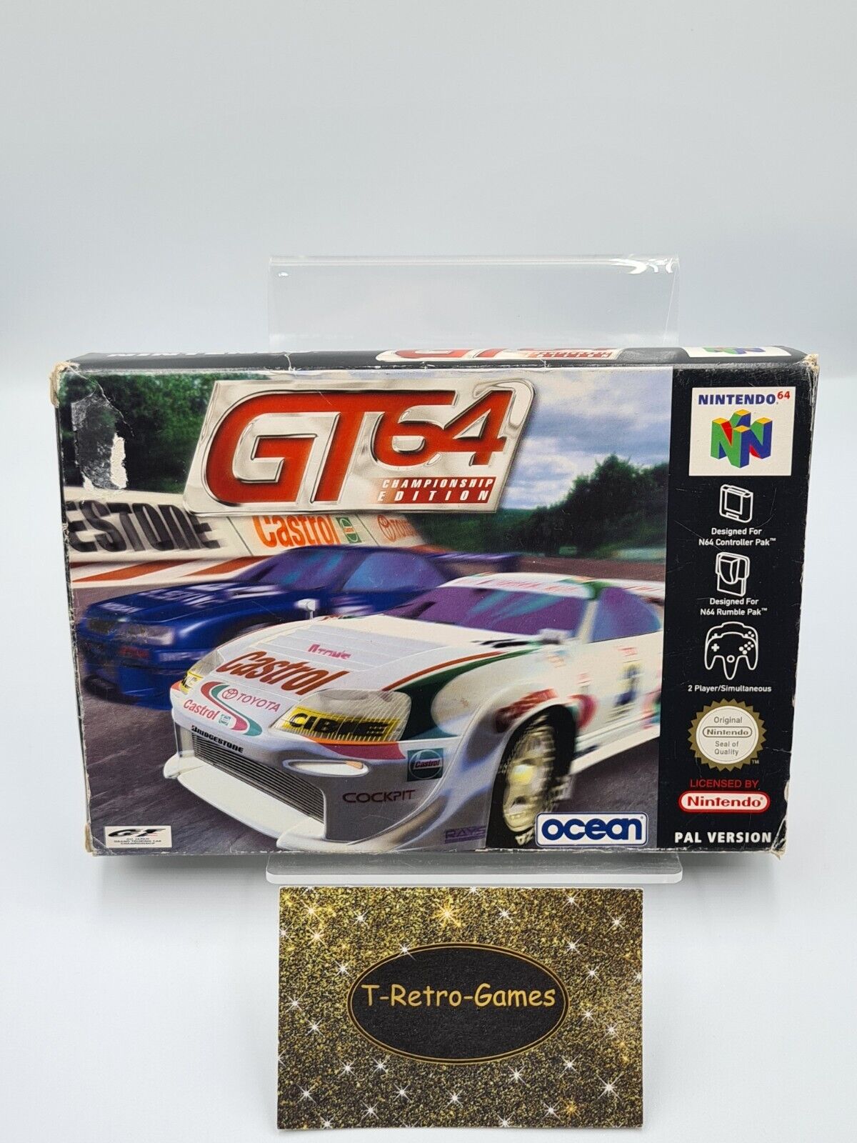 N64 Nintendo 64 GT64 Championship Edition mit OVP und Anleitung EUR - T-Retro-Games